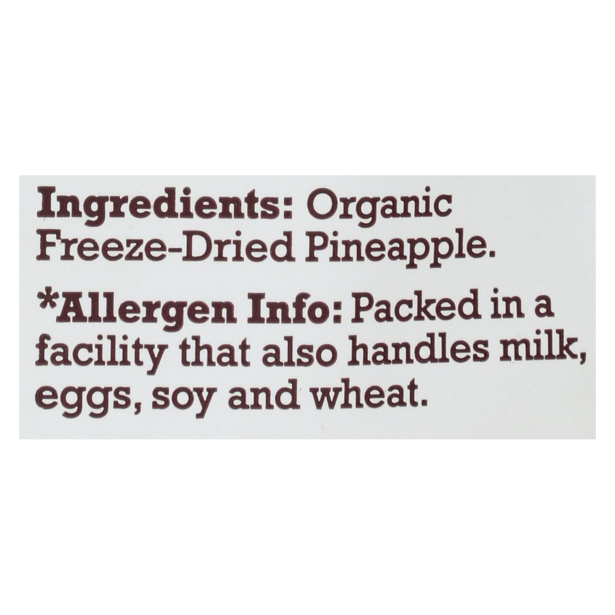 Natierra Freeze-Dried 1.5 Oz. Pineapple Slices (Pack of 12) - Cozy Farm
