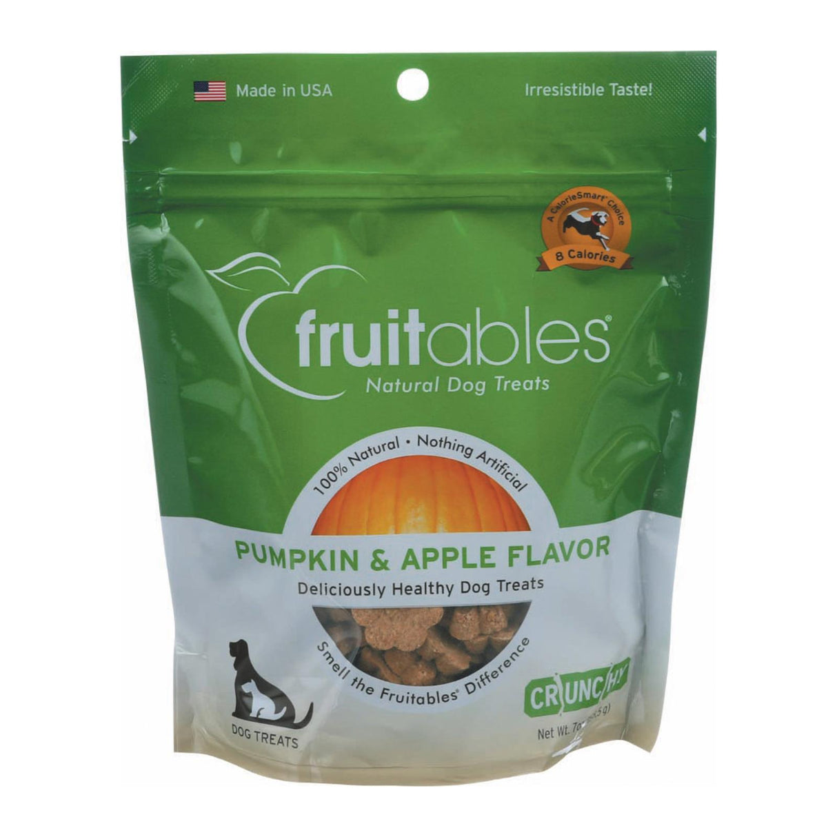 Fruitables Pumpkin & Apple Flavor Dog Treats (Pack of 8) - Cozy Farm