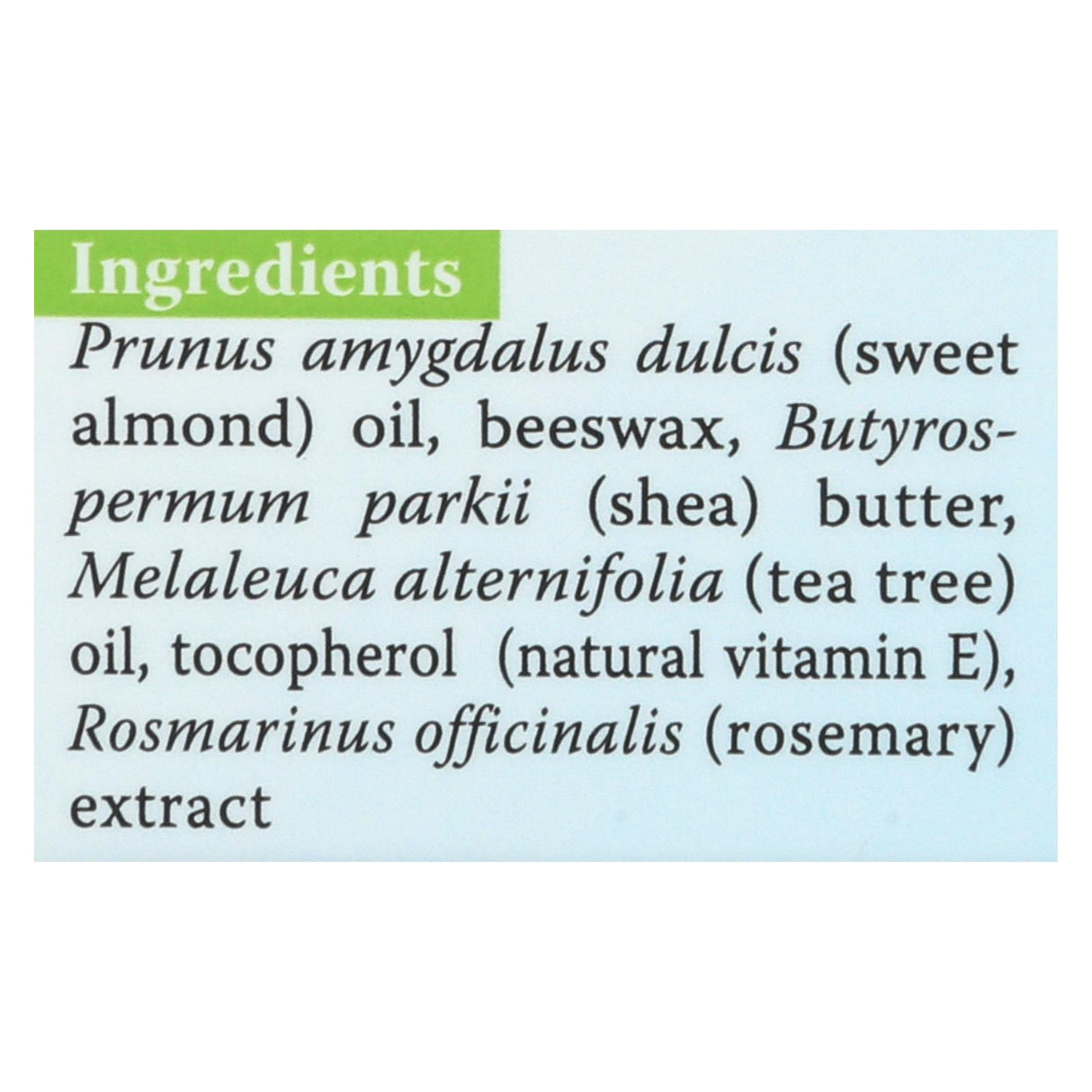 Earth's Care Tea Tree Oil Balm, 2.5 Oz. - Cozy Farm