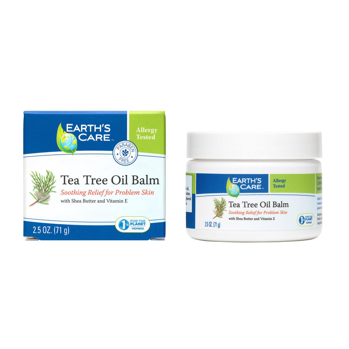 Earth's Care Tea Tree Oil Balm, 2.5 Oz. - Cozy Farm