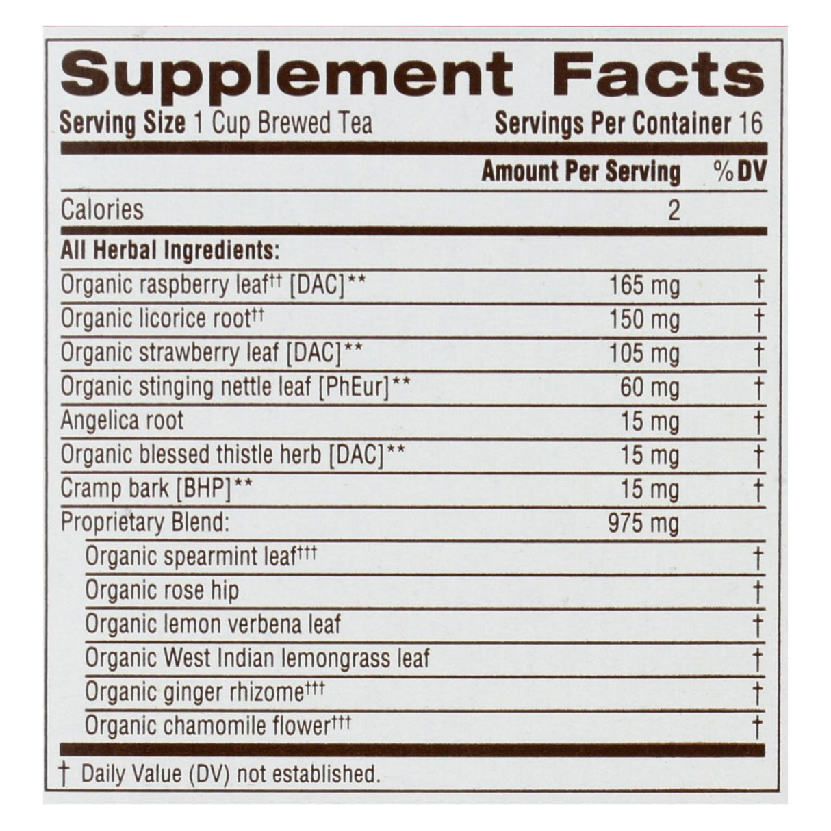 Traditional Medicinals Female Toner Tea - 16 Tea Bags (Pack of 6) - Cozy Farm