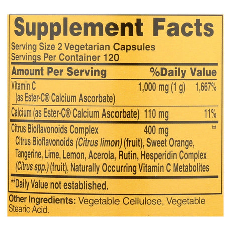 American Health Ester-C 500 mg Vegetarian Capsules - Enhanced Immune Support with Citrus Bioflavonoids (Pack of 240) - Cozy Farm 