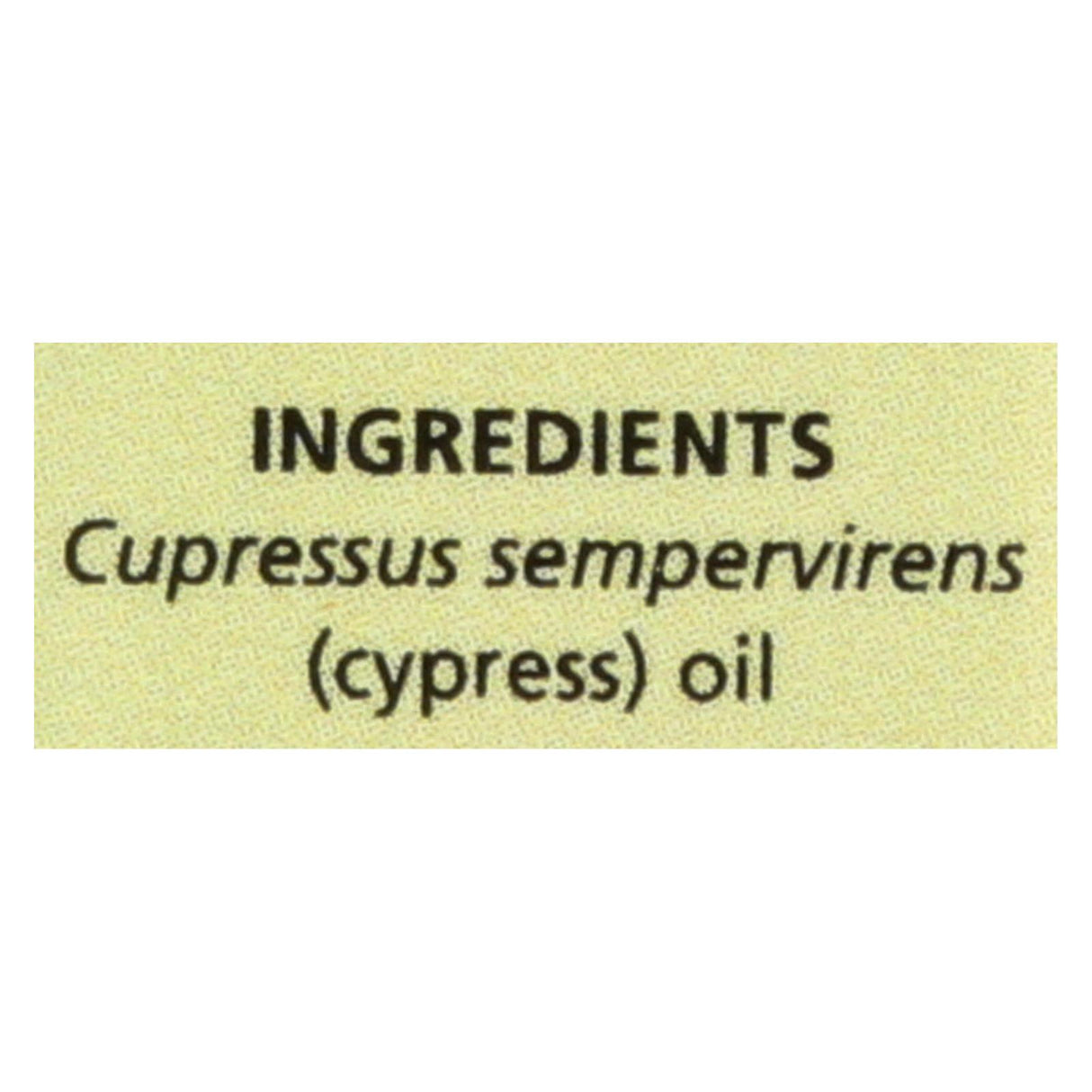 Aura Cacia Cypress Essential Oil, 0.5 Fl Oz - Cozy Farm