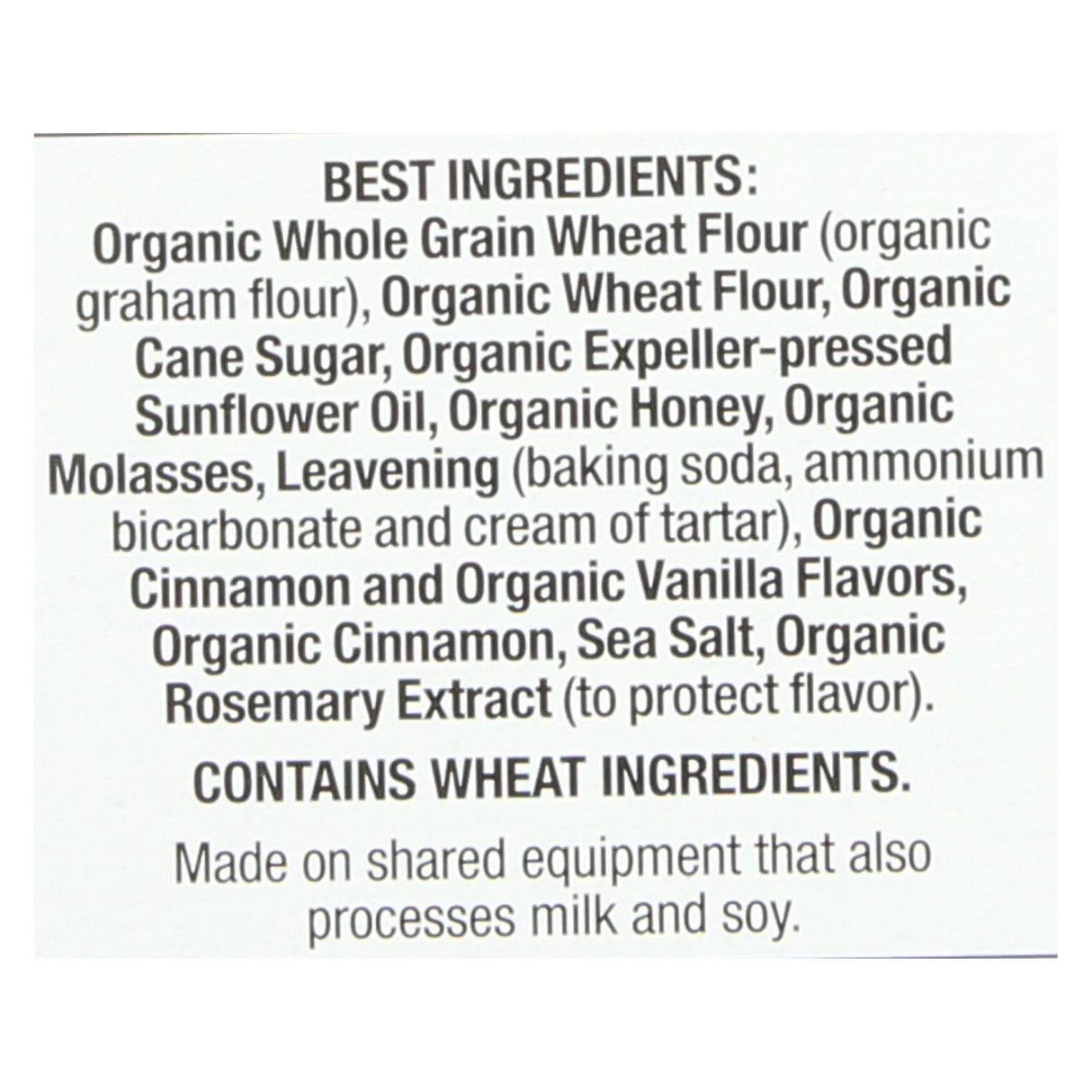 Annie's Homegrown Organic Cinnamon Graham Crackers, 14.4 Oz. (Pack of 12) - Cozy Farm