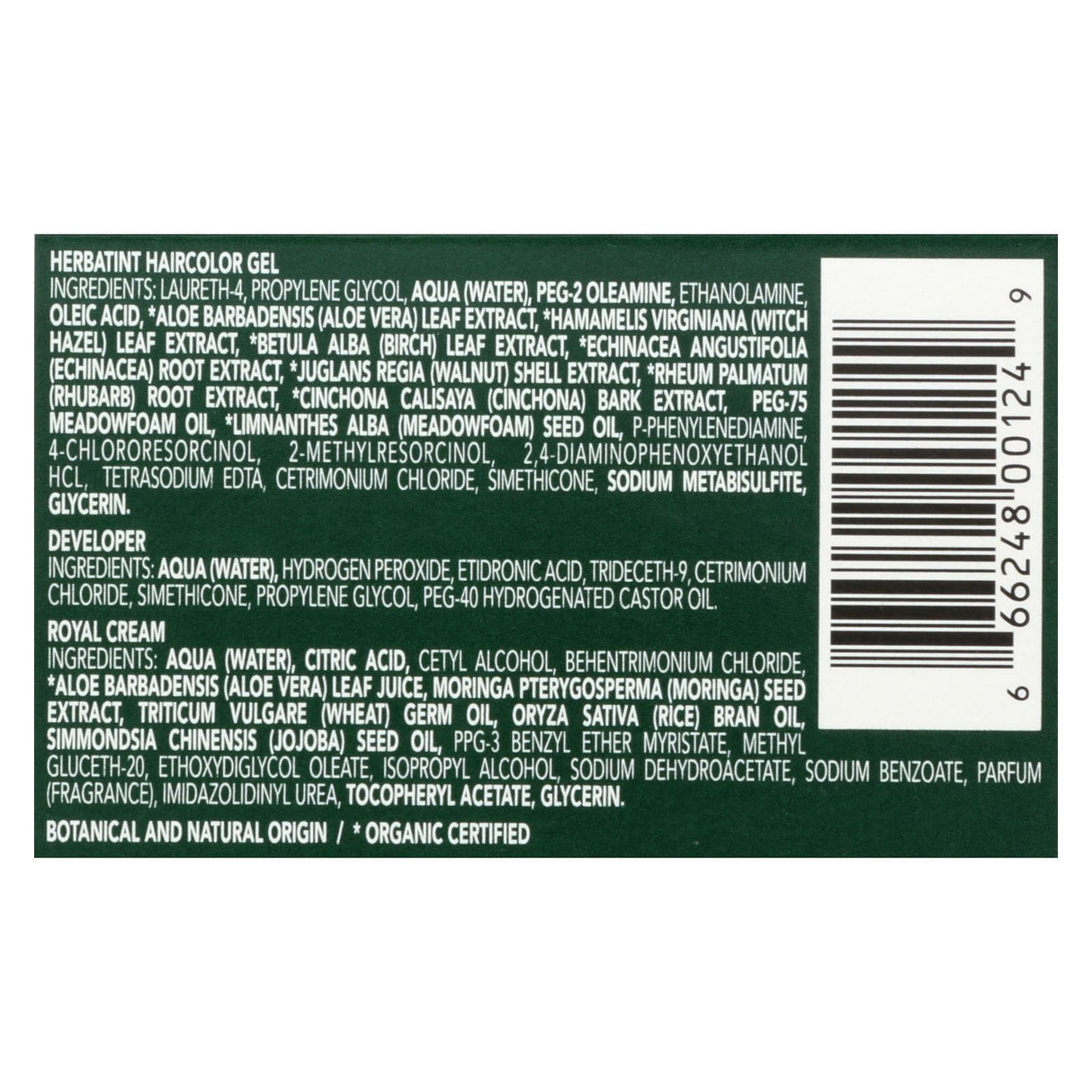 Herbatint 6C Dark Ash Blonde Permanent Herbal Hair Color Gel (135 mL) - Cozy Farm