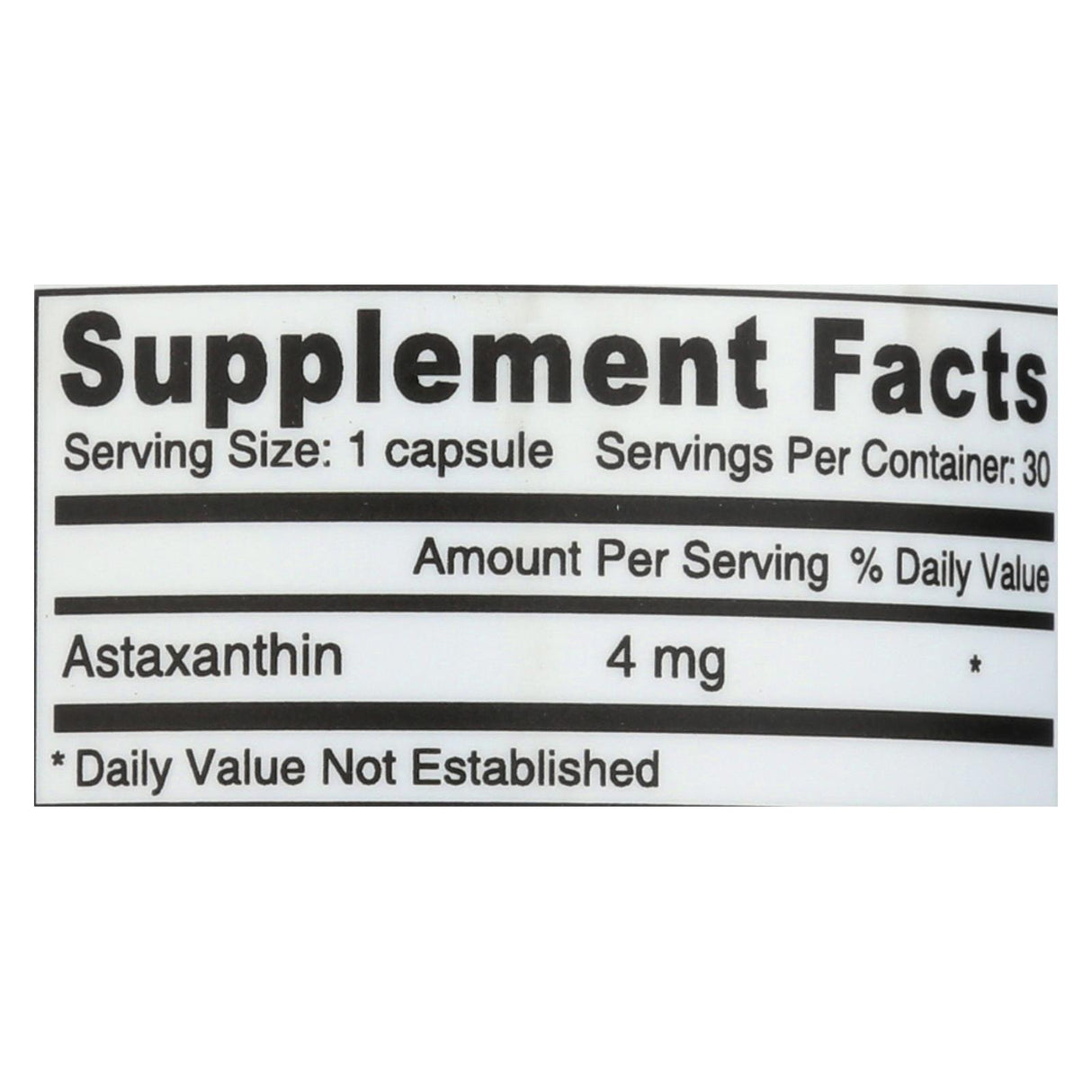 Deva Vegan Vitamins Astaxanthin Super Antioxidant 4mg, 30 Capsules - Cozy Farm