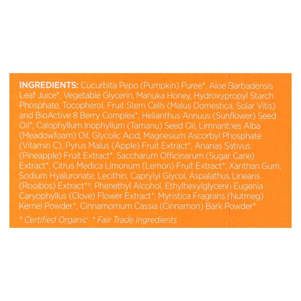 Andalou Naturals Instant Brightening Pumpkin & Honey Face Mask (Pack of 6 - 0.28 Oz Each) - Cozy Farm