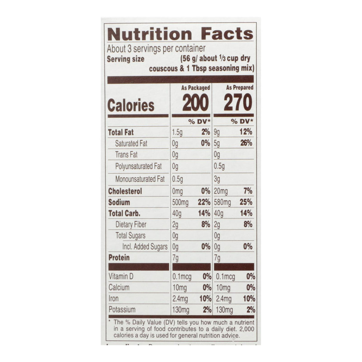 Near East Roasted Olive Oil and Garlic Couscous, 5.8 Oz (Pack of 12) - Cozy Farm