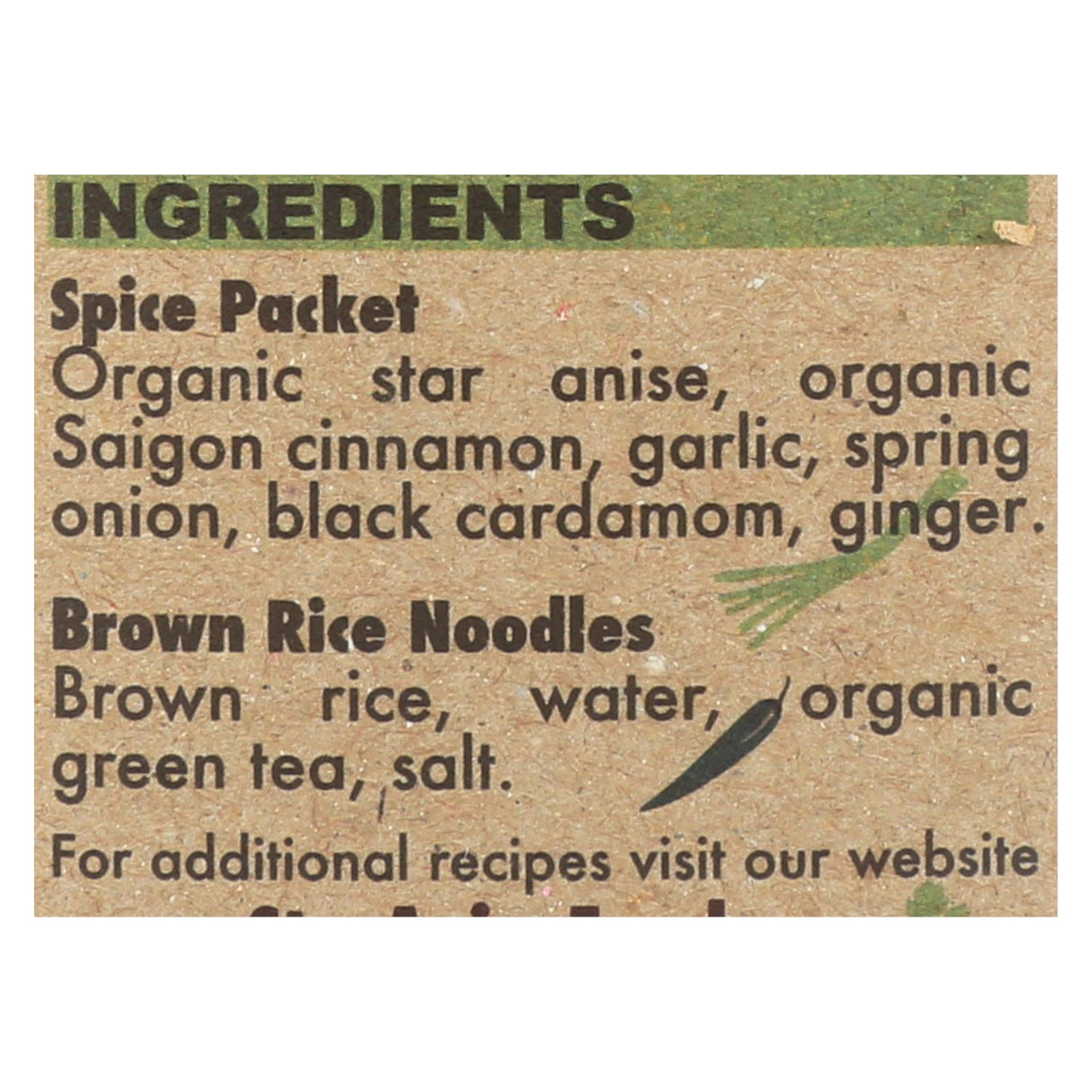 Happy Pho Garlic Goodness Brown Rice Noodle Soup Mix, Pack of 6 - Cozy Farm