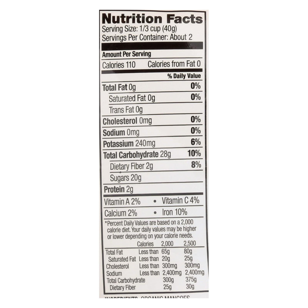 Made In Nature Mangoes Dried Fruit (Pack of 6 - 3 Oz.) - Cozy Farm