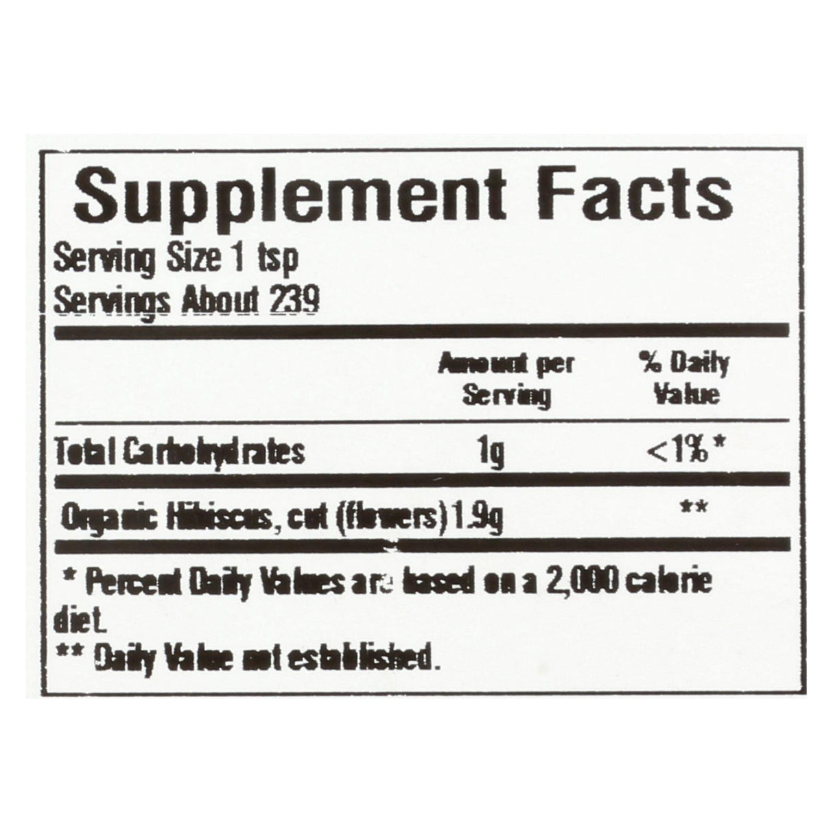 Frontier Herb Organic Cut and Sifted Hibiscus Flowers (1 lb.) - Cozy Farm