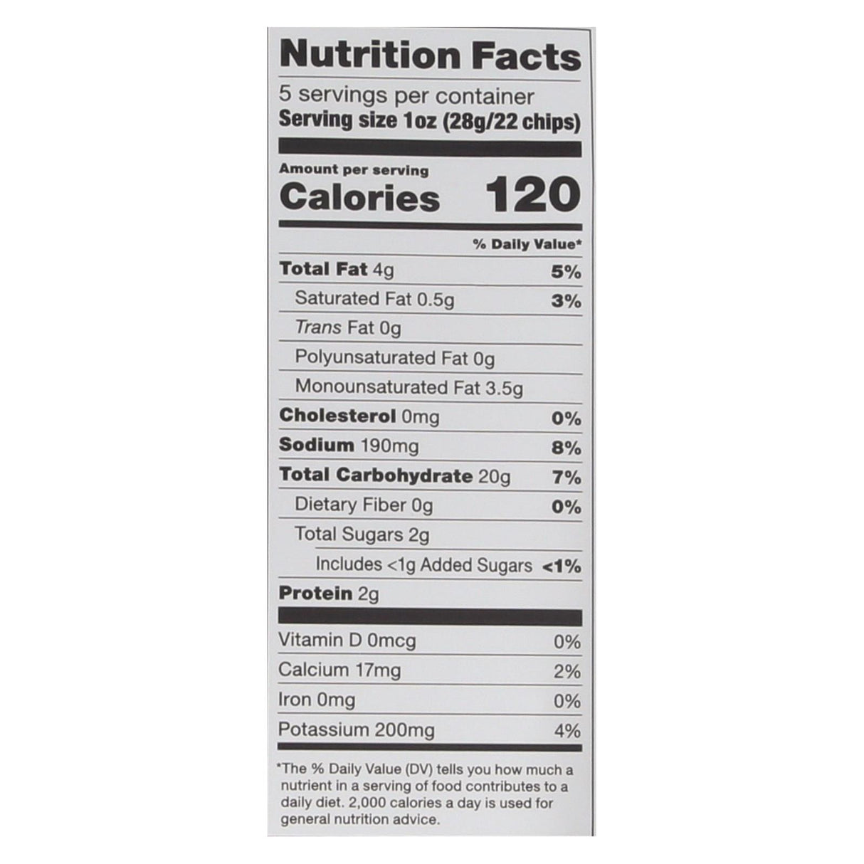 Popchips Potato Chips - Sour Cream & Onion - 5 Oz. (Pack of 12) - Cozy Farm