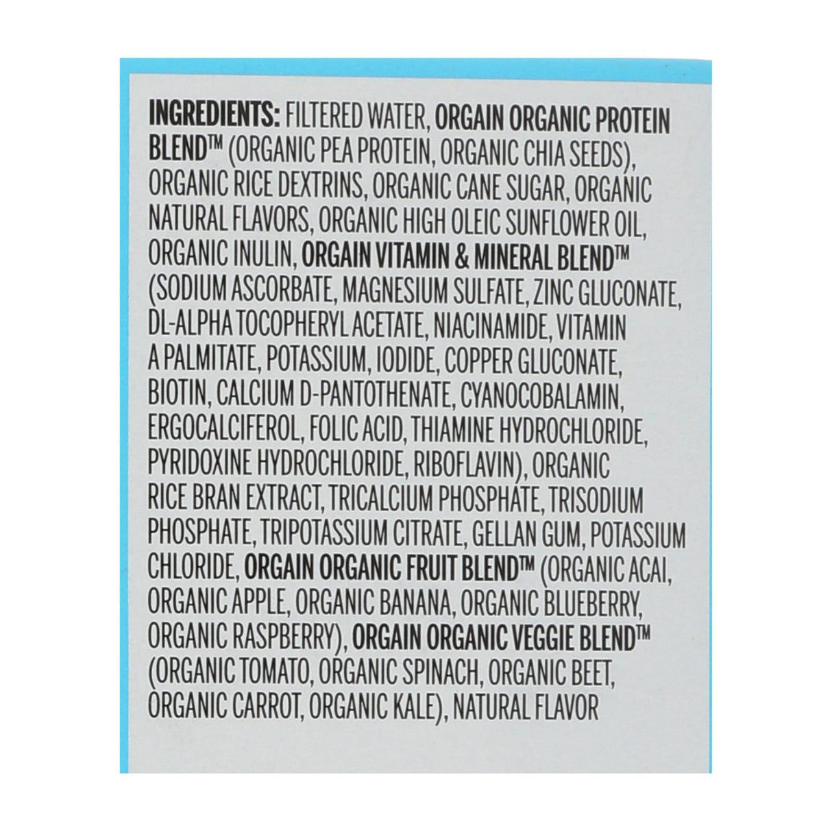 Orgain Organic Vegan Protein Shake - Vanilla Bean (3-Pack of 4.11 Fl Oz.) - Cozy Farm