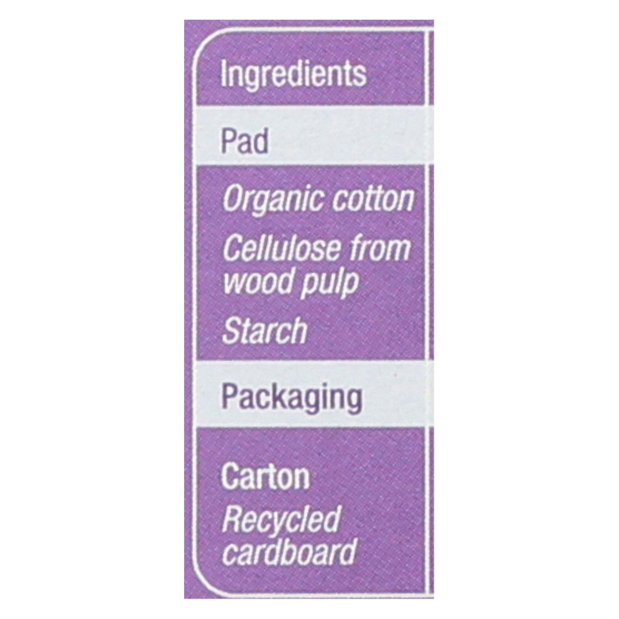 Natracare Dry and Light Individually Wrapped Pads (Pack of 20) - Cozy Farm