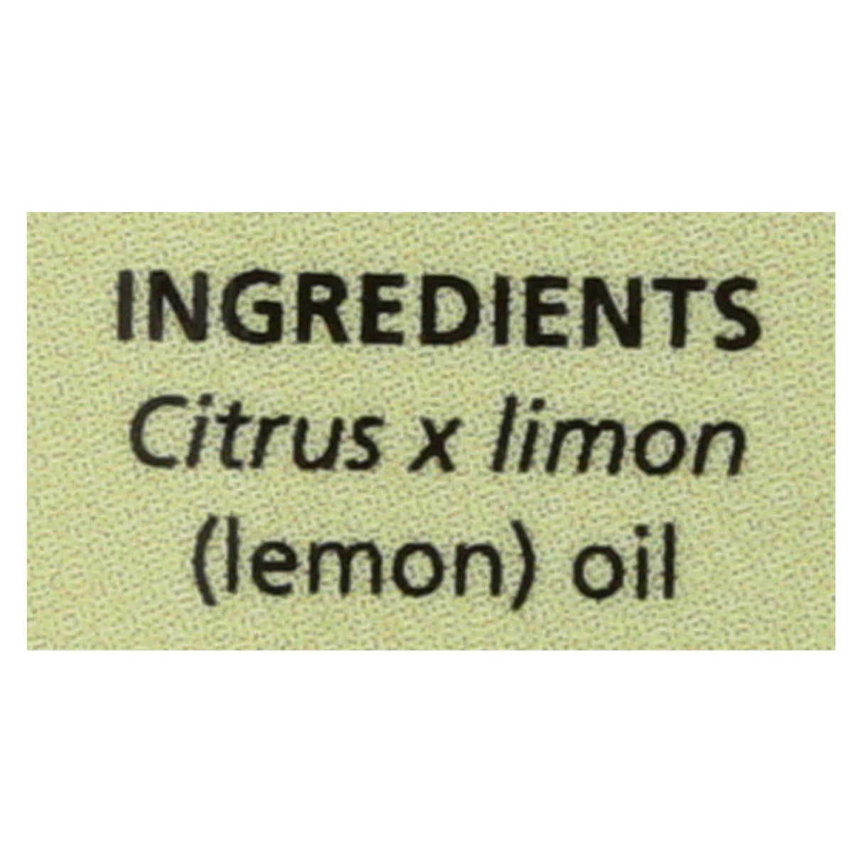Aura Cacia Lemon Essential Oil (0.5 Fl Oz) - Cozy Farm