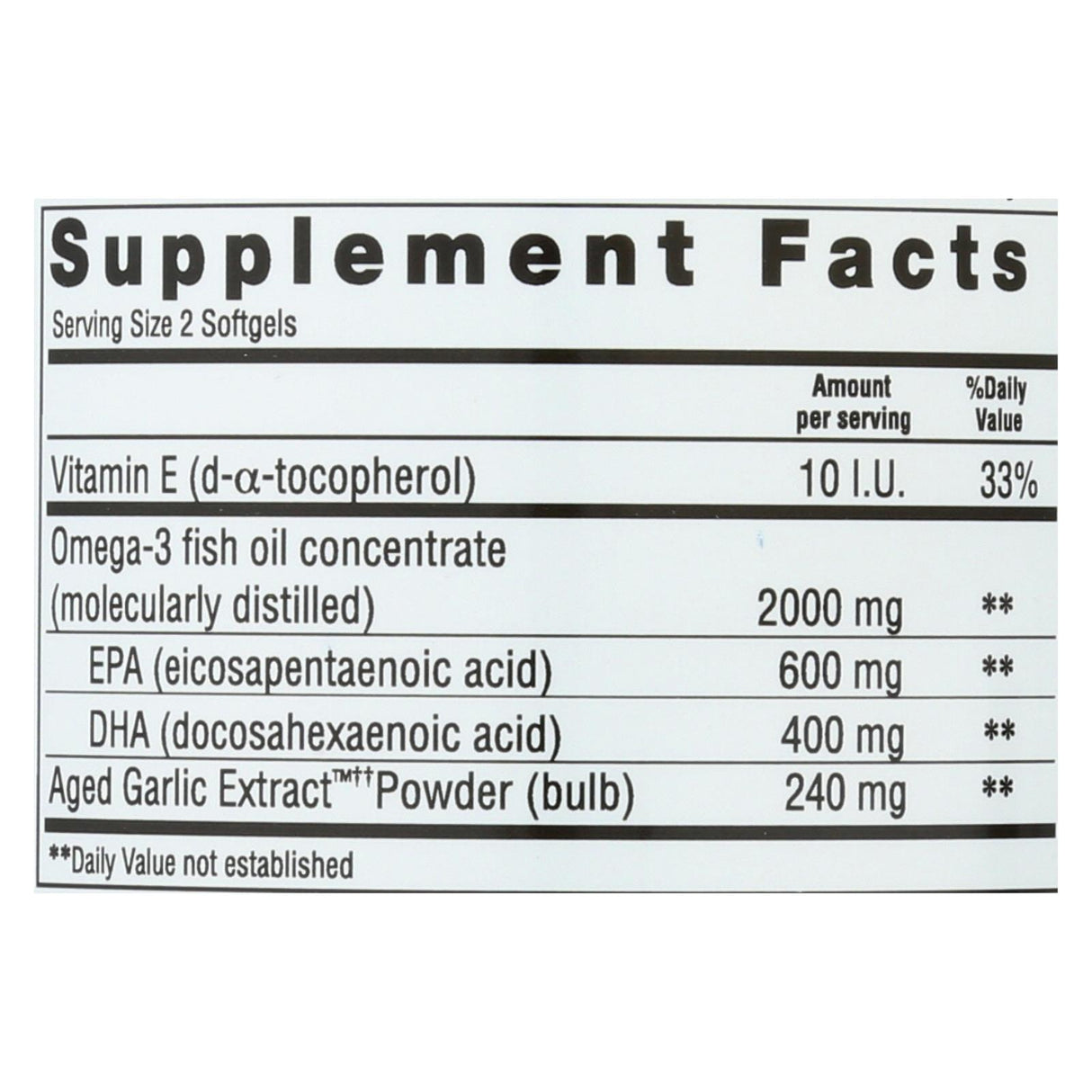 Kyolic Aged Garlic Extract - EPA Cardiovascular Support (90 Softgels) - Cozy Farm