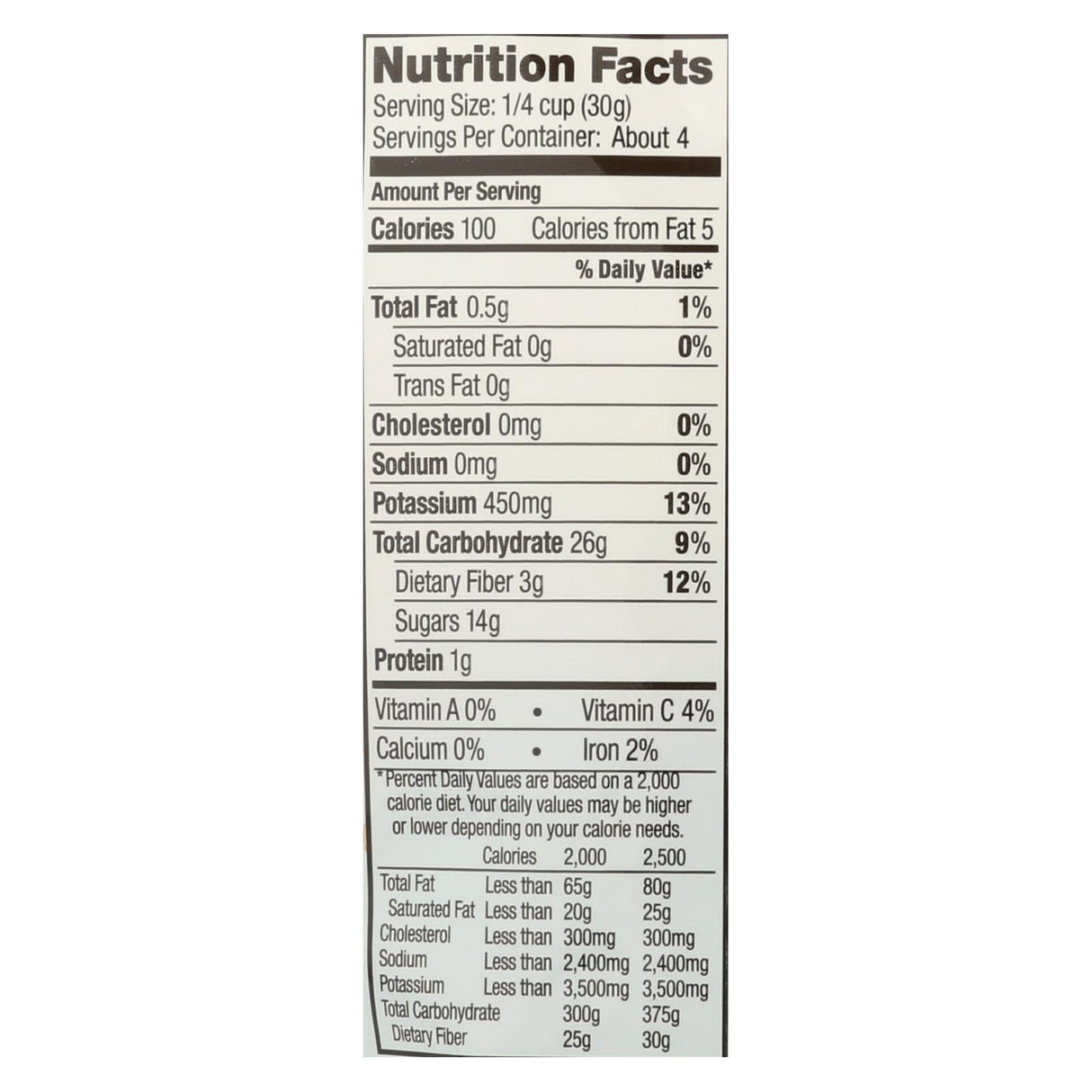 Made In Nature Organic Dried Bananas - Pack of 6 - 4 Oz - Cozy Farm