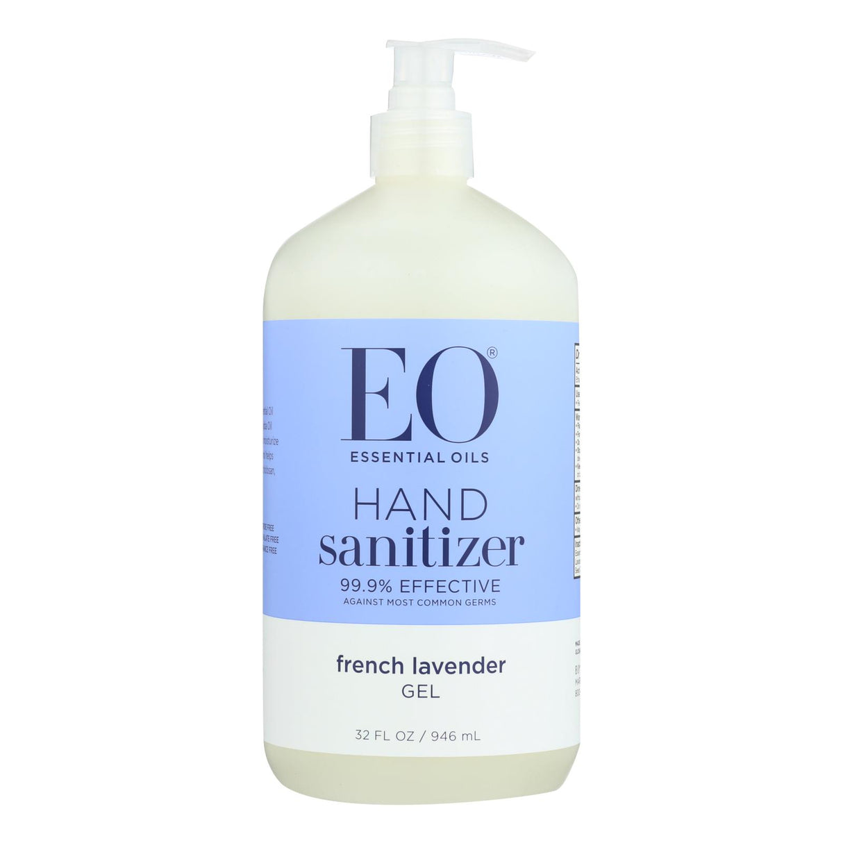 Eo Products Hand Sanitizing Gel with Lavender Essential Oil (Pack of 32 Oz.) - Cozy Farm