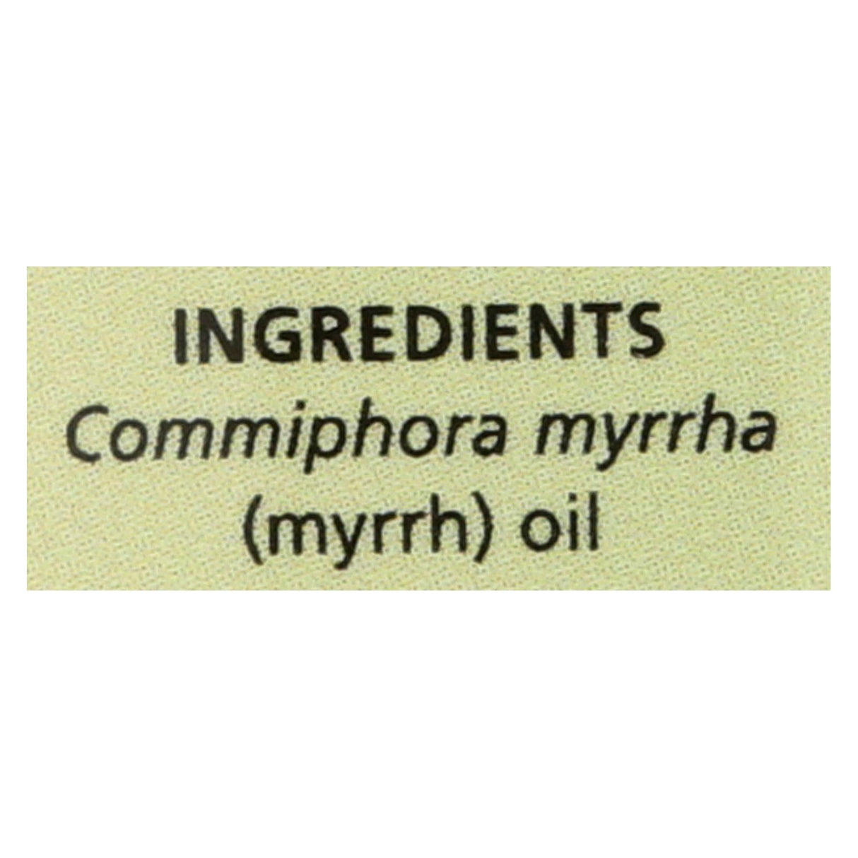 Aura Cacia Myrrh Essential Oil, 0.5 Fl Oz - Cozy Farm