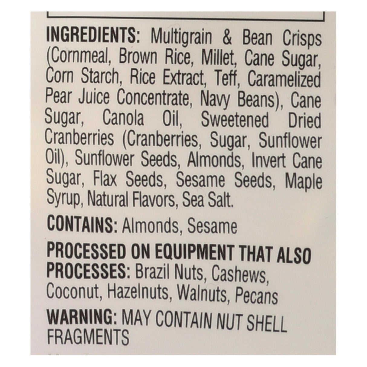 Bakery On Main Temperature Controlled Nutty Cranberry Granola Pack of 6, 12 Oz. - Cozy Farm