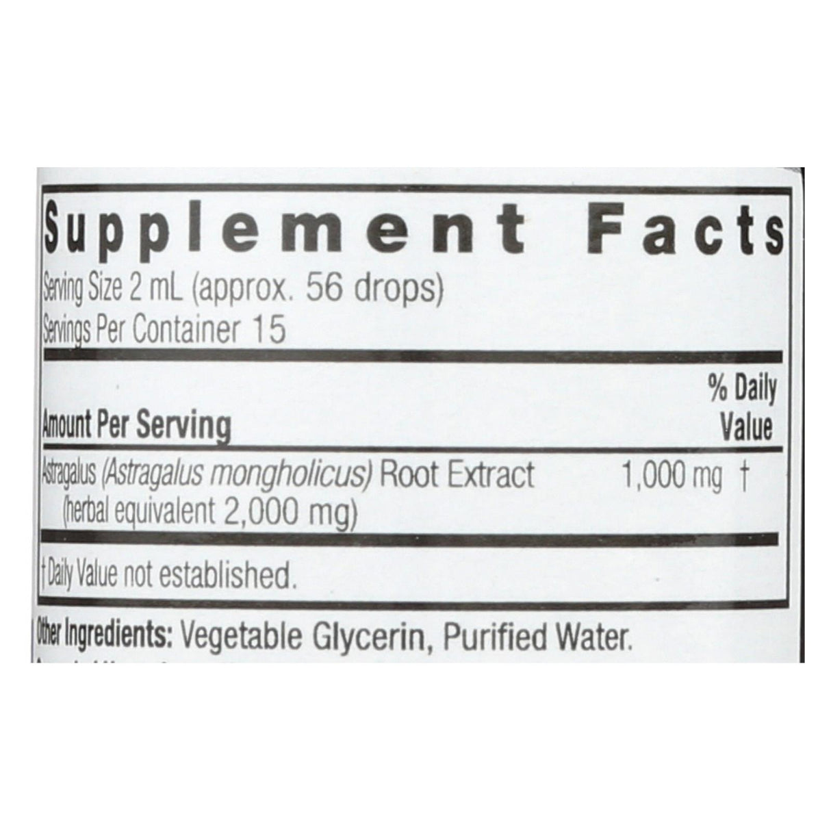 Nature's Answer Astragalus Root Alcohol-Free Liquid Extract, Immune Support, 1 Fl Oz - Cozy Farm