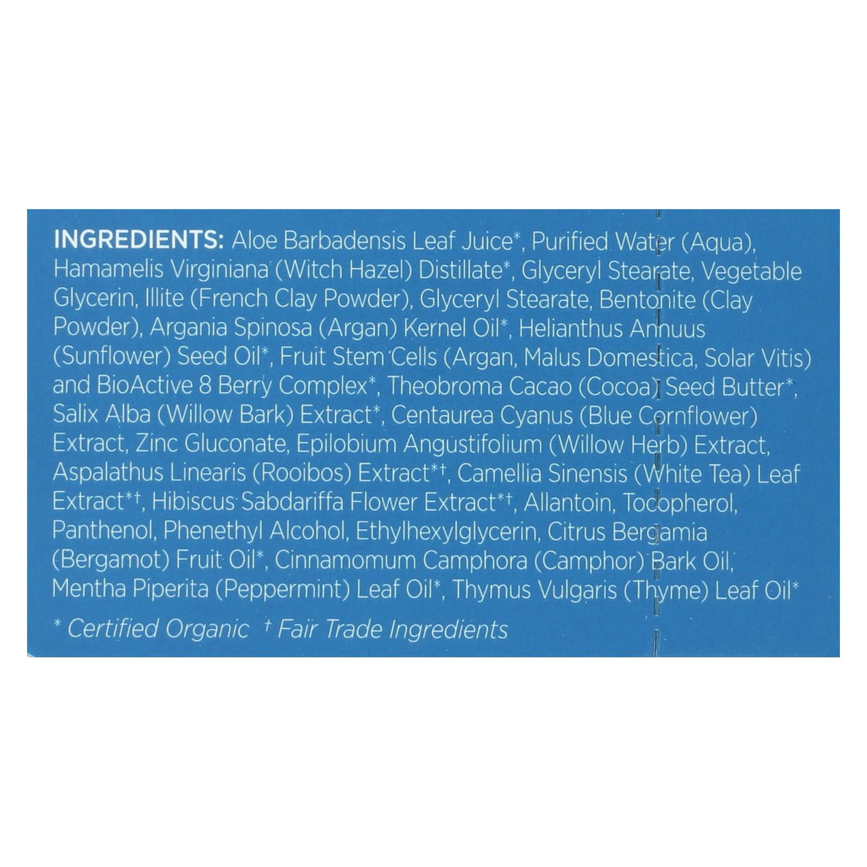 Andalou Instant Clarity Blue Clay Face Mask - Argan Oil Enhanced Hydration - Pack of 6 - Cozy Farm