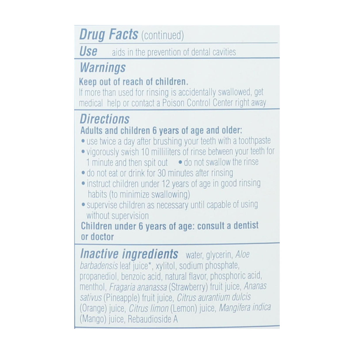 Tom's of Maine Kids Fluoride Rinse | Strawberry | 16 Oz. - Cozy Farm