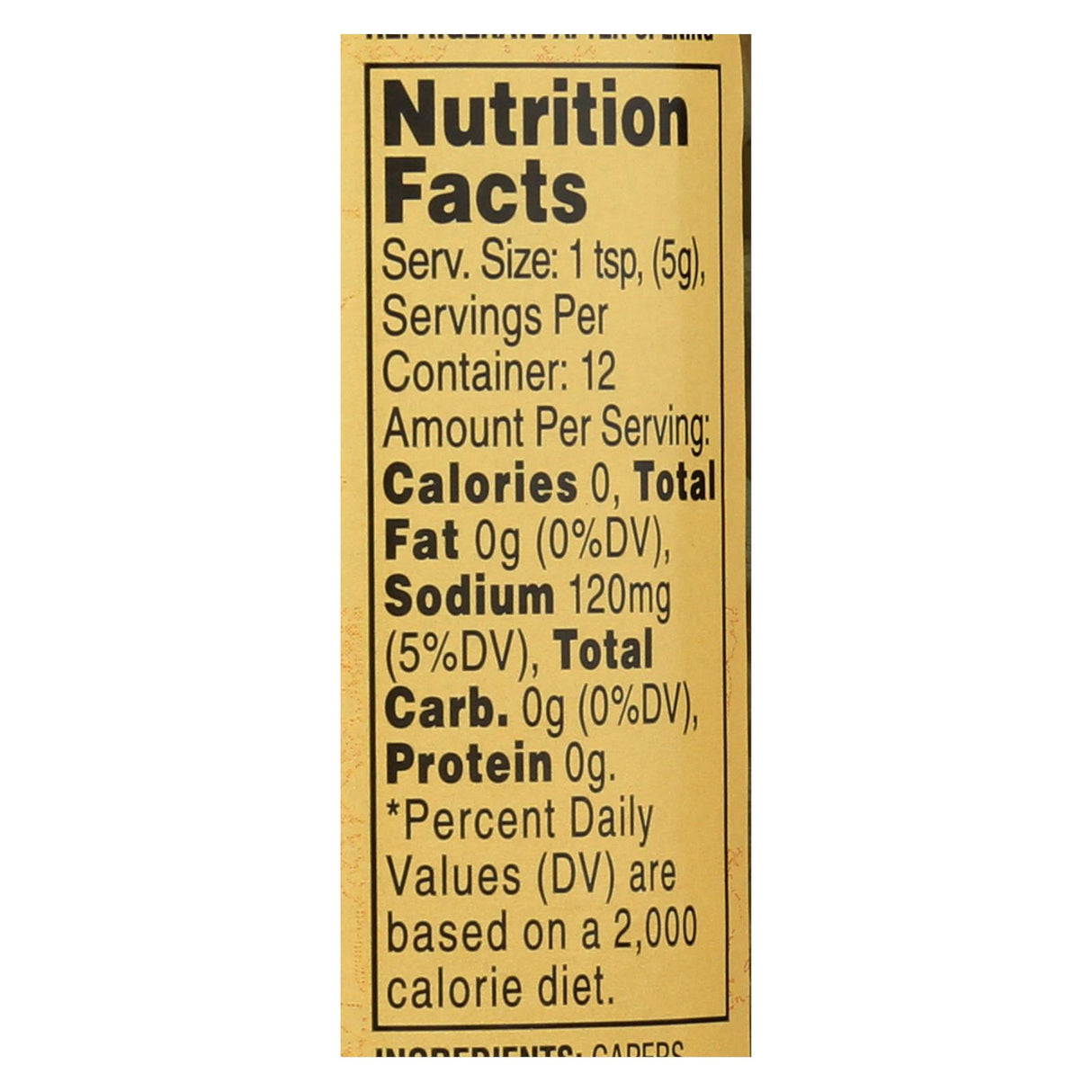 Reese Nonpareil Capers (12x 3.5 Oz.) for Vibrant Garnishes - Cozy Farm