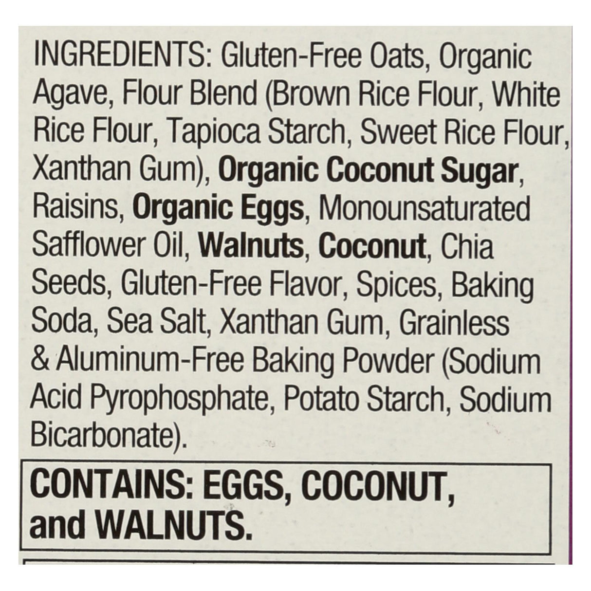 Pamela's Products Oat Spice Whomever Bars, Raisin Walnut, 6 x 1.41 Oz. - Cozy Farm