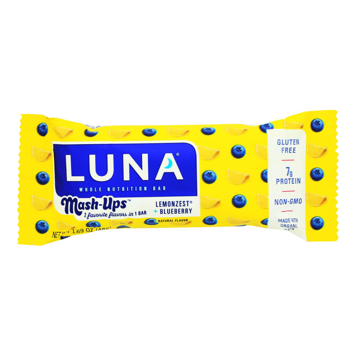Luna Bar Multipack Lemon Blueberry (15 ct., 1.69 oz. each) - Cozy Farm