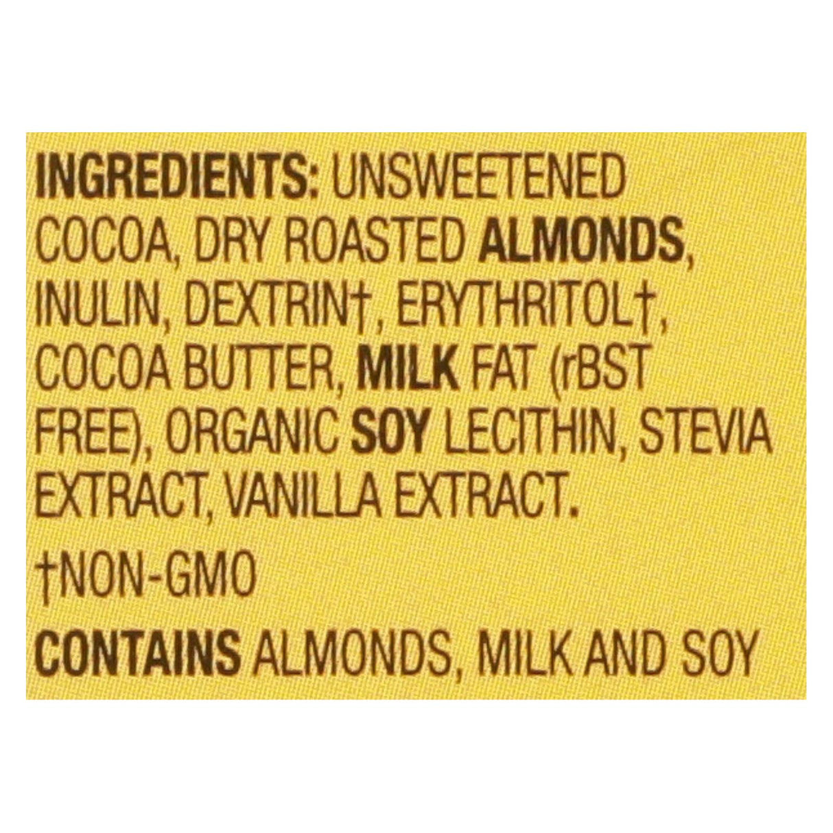 Lily's Sweets Dark Chocolate Almond Bars: 12-Pack, 3 Oz Each, 55% Cocoa Richness - Cozy Farm