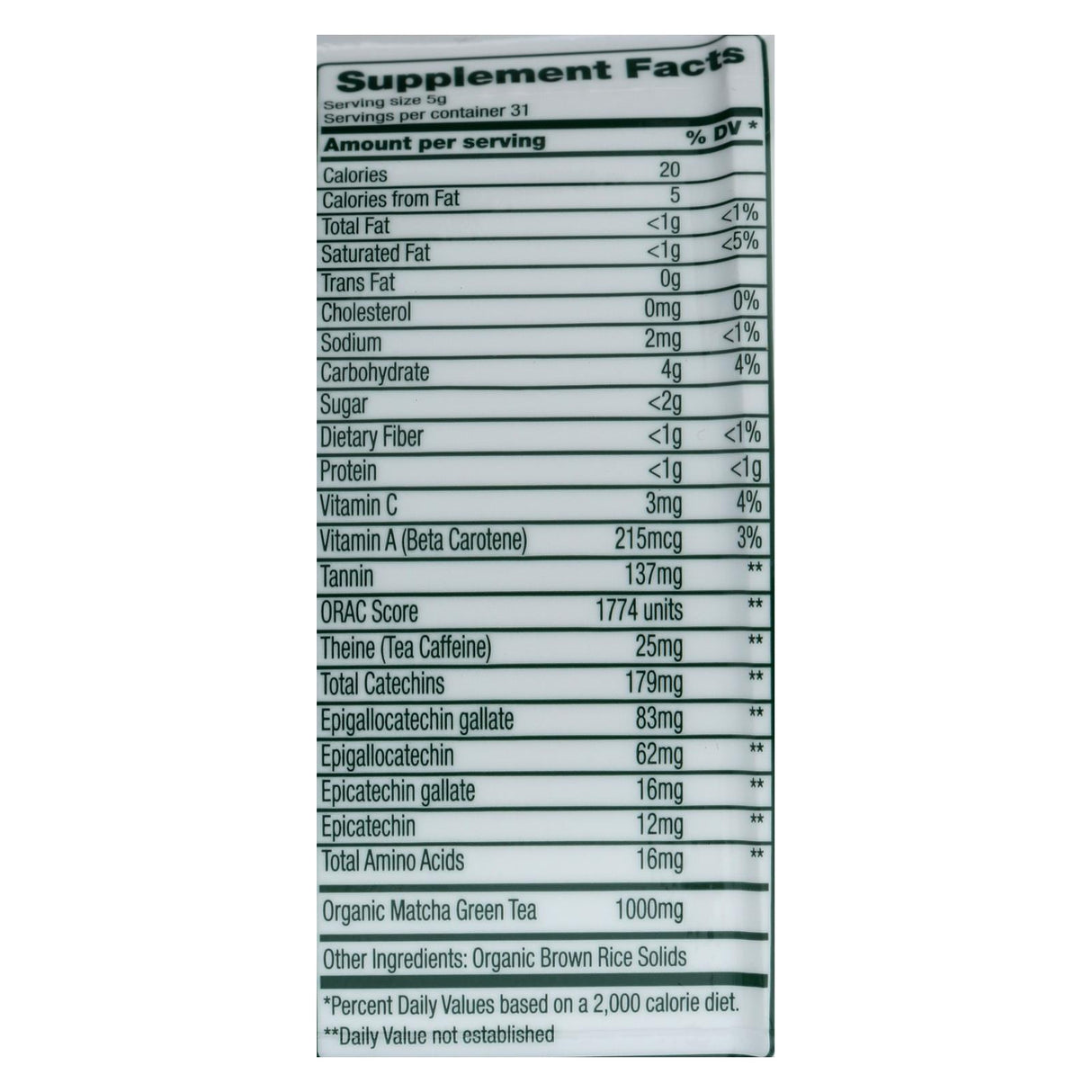 Green Foods Organic Matcha Green Tea | Pack of 5.5 Oz. - Cozy Farm