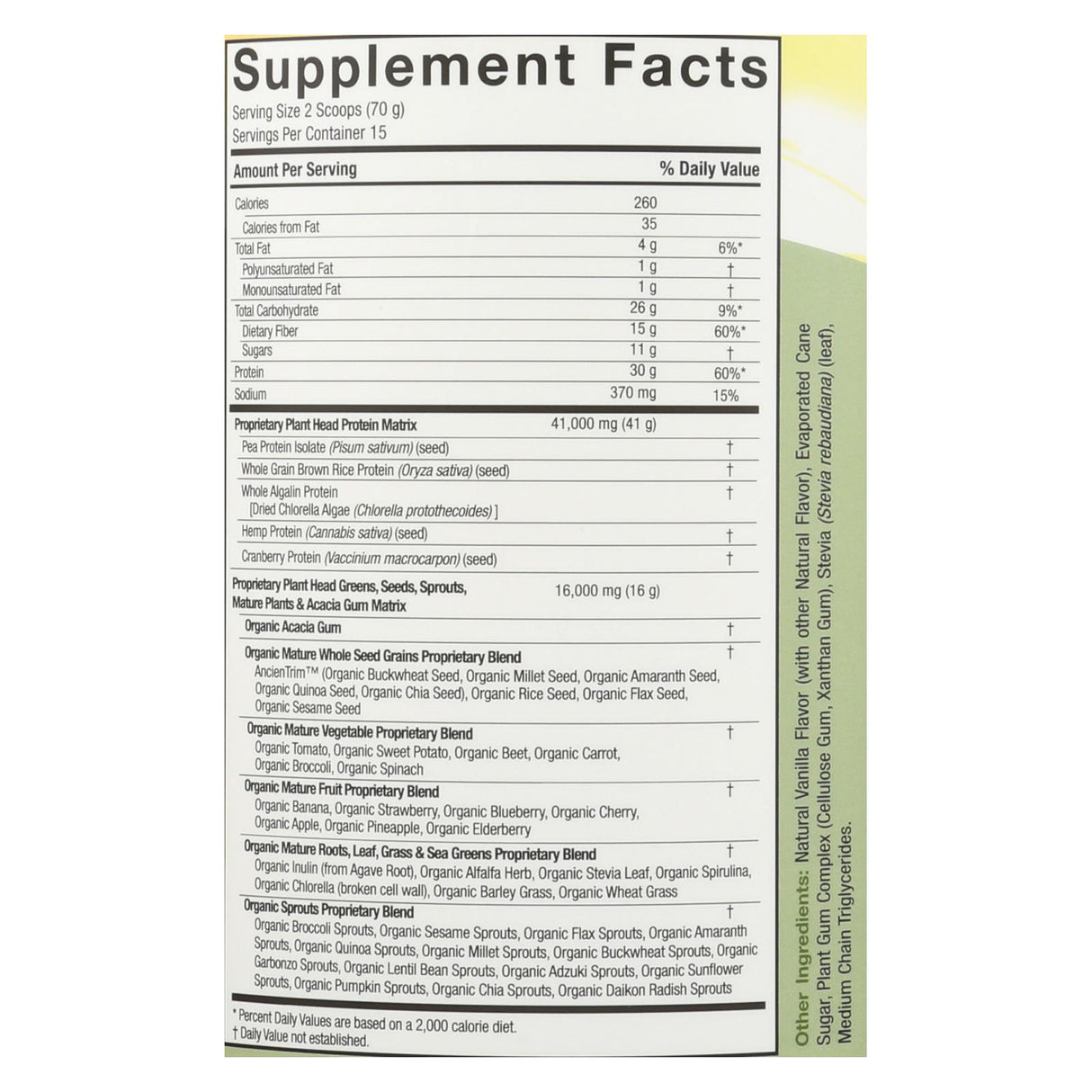 Genceutic Naturals Plant-Based Real Meal - Vanilla (2.3 Lbs) - Cozy Farm