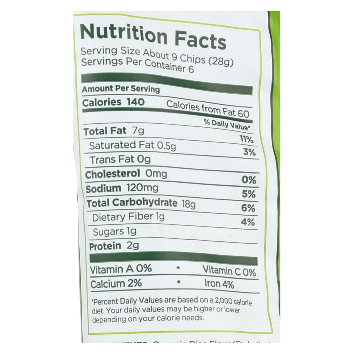 Lundberg Family Farms Fiesta Lime Rice Chips, 6 Oz., 12-Pack - Cozy Farm