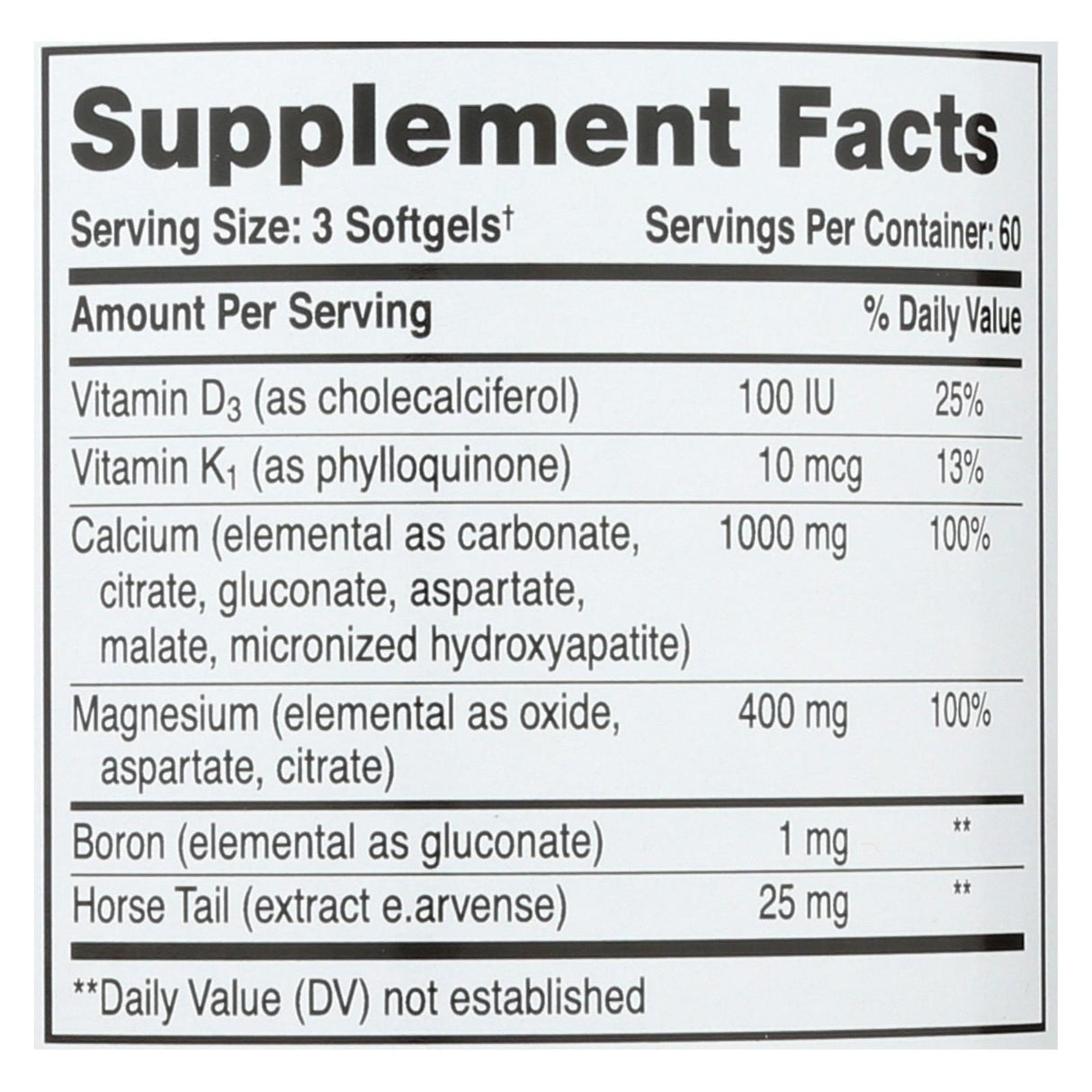 Phyto-Therapy Liquid Calcium with Magnesium (180 Softgels) - 1000mg - Cozy Farm