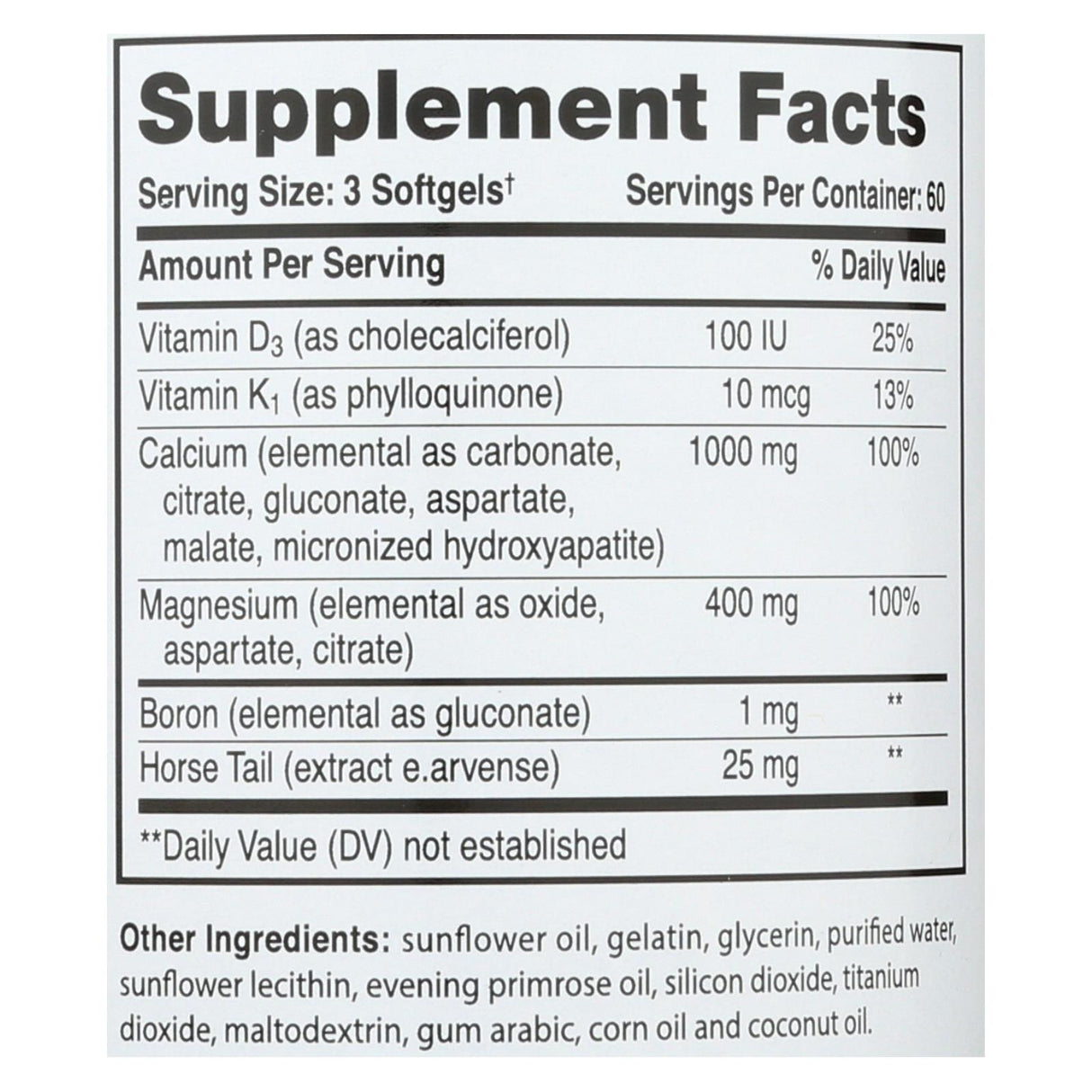 Phyto-Therapy Liquid Calcium with Magnesium (180 Softgels) - 1000mg - Cozy Farm