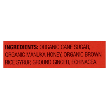 Wedderspoon Organic Manuka Honey Drops with Ginger - 15+ UMF (Pack of 4) - Cozy Farm 