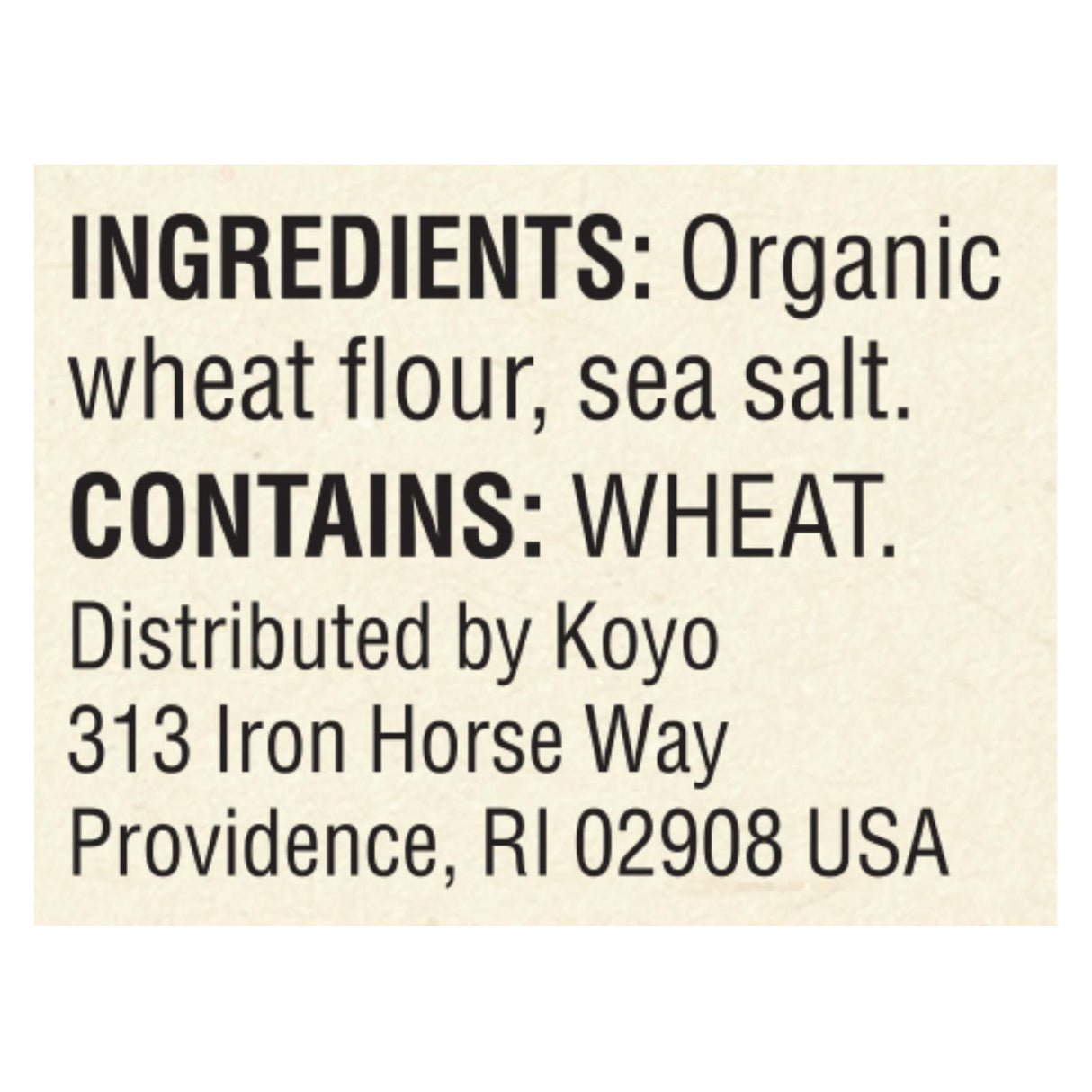 Koyo Organic Udon Noodles, 8 Oz. Pack of 12 - Cozy Farm