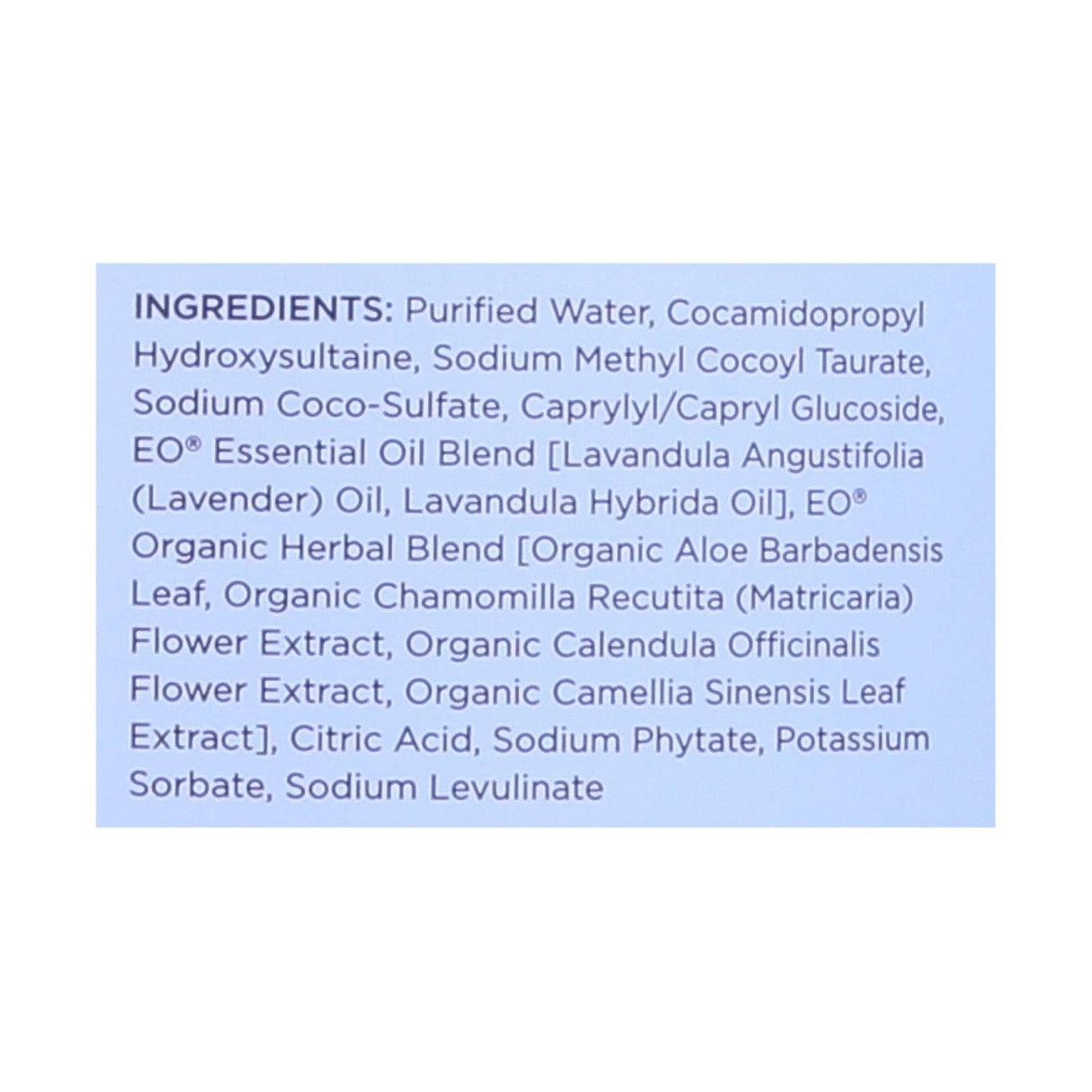 Eo Liquid Hand Soap, French Lavender (1 Gallon) - Cozy Farm