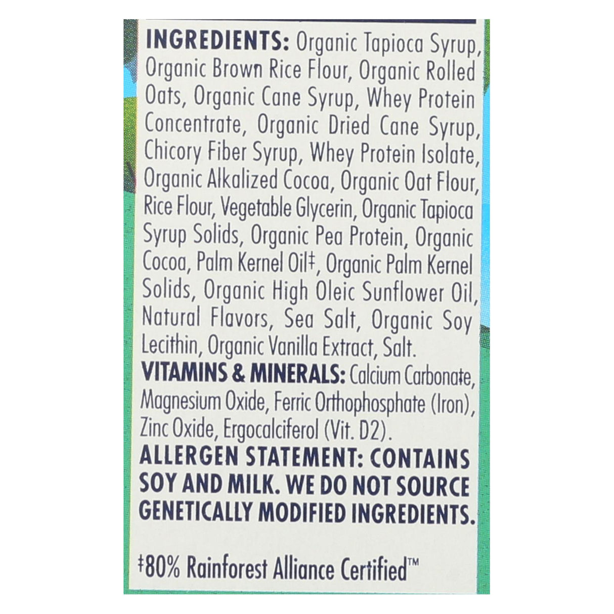 Clif Kid Zbar Organic Protein - Chocolate Mint - 1.27 Oz. (Pack of 6) - Cozy Farm