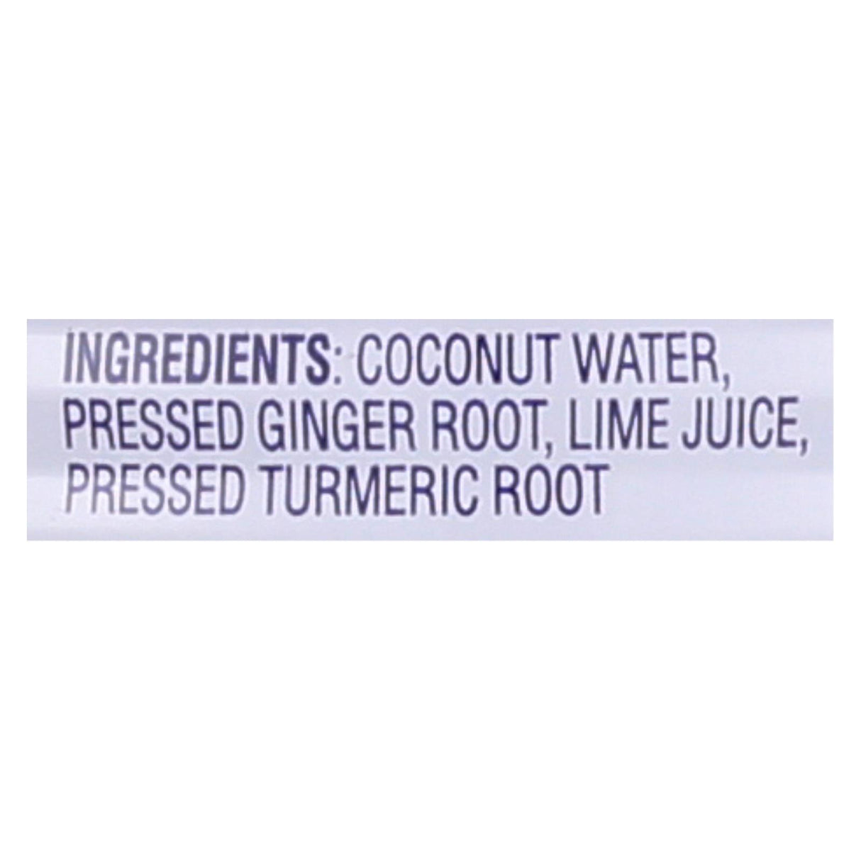 Pure Coconut Water with Ginger, Lime, and Turmeric 17.5 Fl Oz., Pack of 12 - Cozy Farm