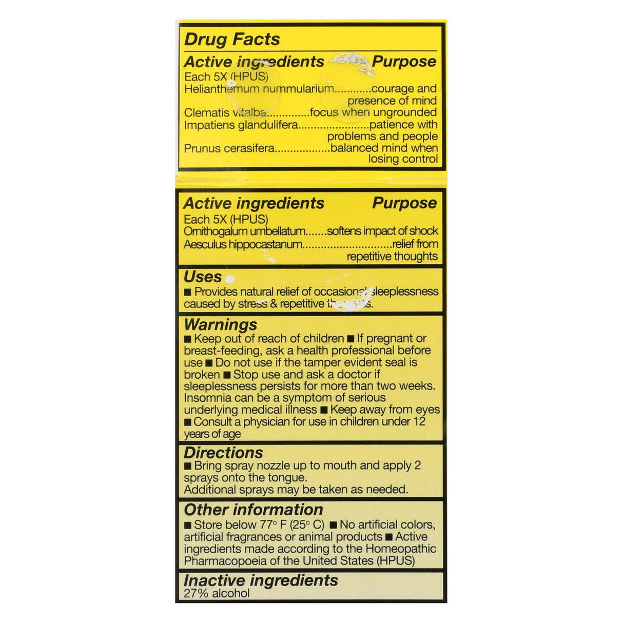 Bach Rescue Remedy Sleep Drops (7ml) - Cozy Farm