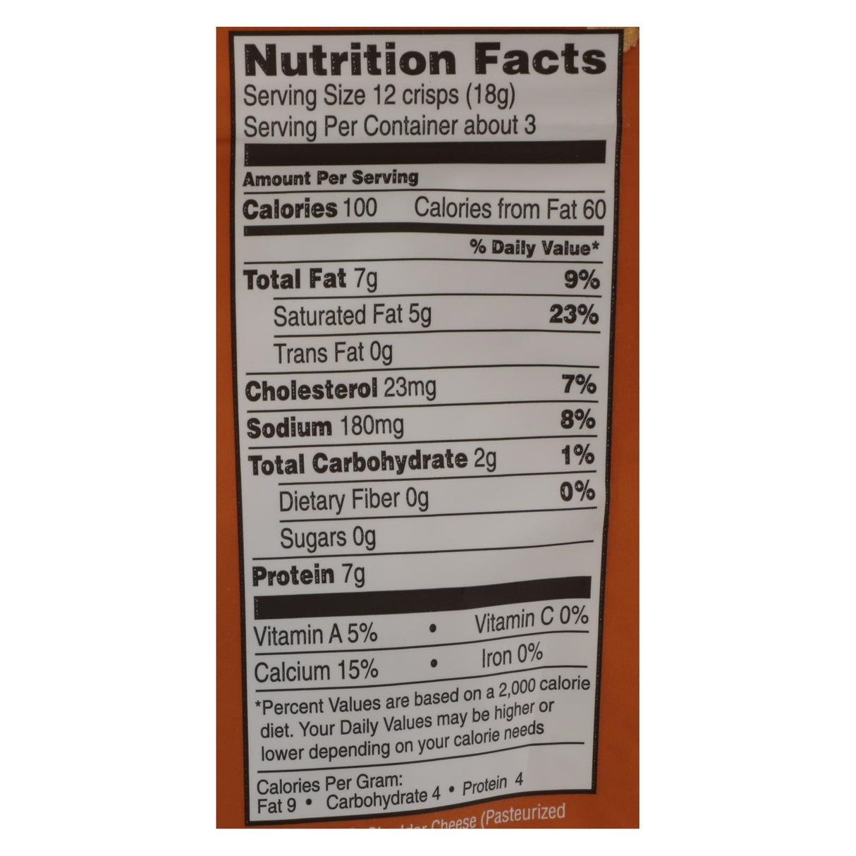 ParmCrisps Cheddar Cheese Crisps - 1.75 Oz. (Pack of 12) - Cozy Farm