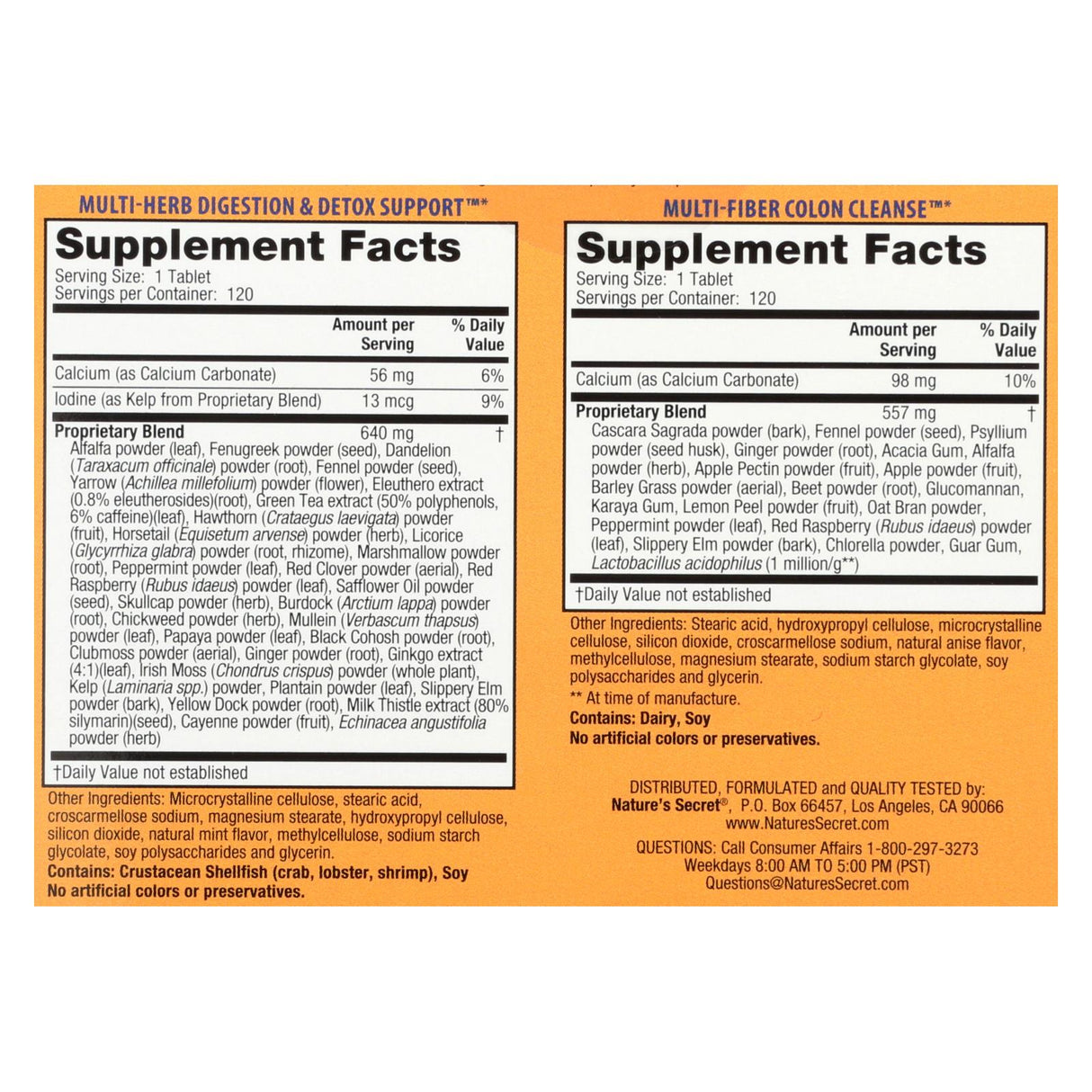 Nature's Secret Ultimate Cleanse 120 Tablets - Cozy Farm