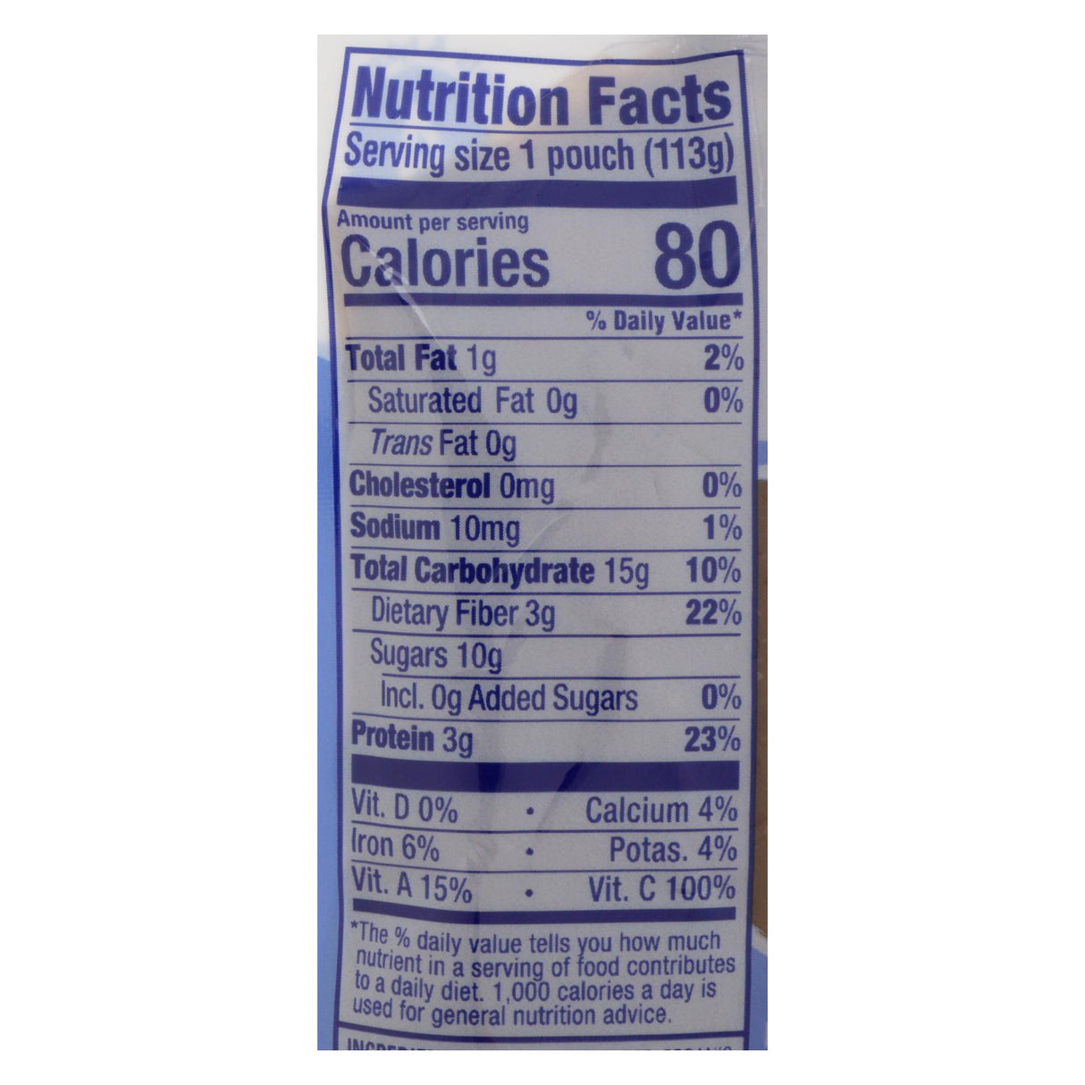 Happy Tot Organic Fiber & Protein Toddler Food - Stage 4 - Pear, Blueberry & Spinach - 16 Pack - 4 Oz - Cozy Farm