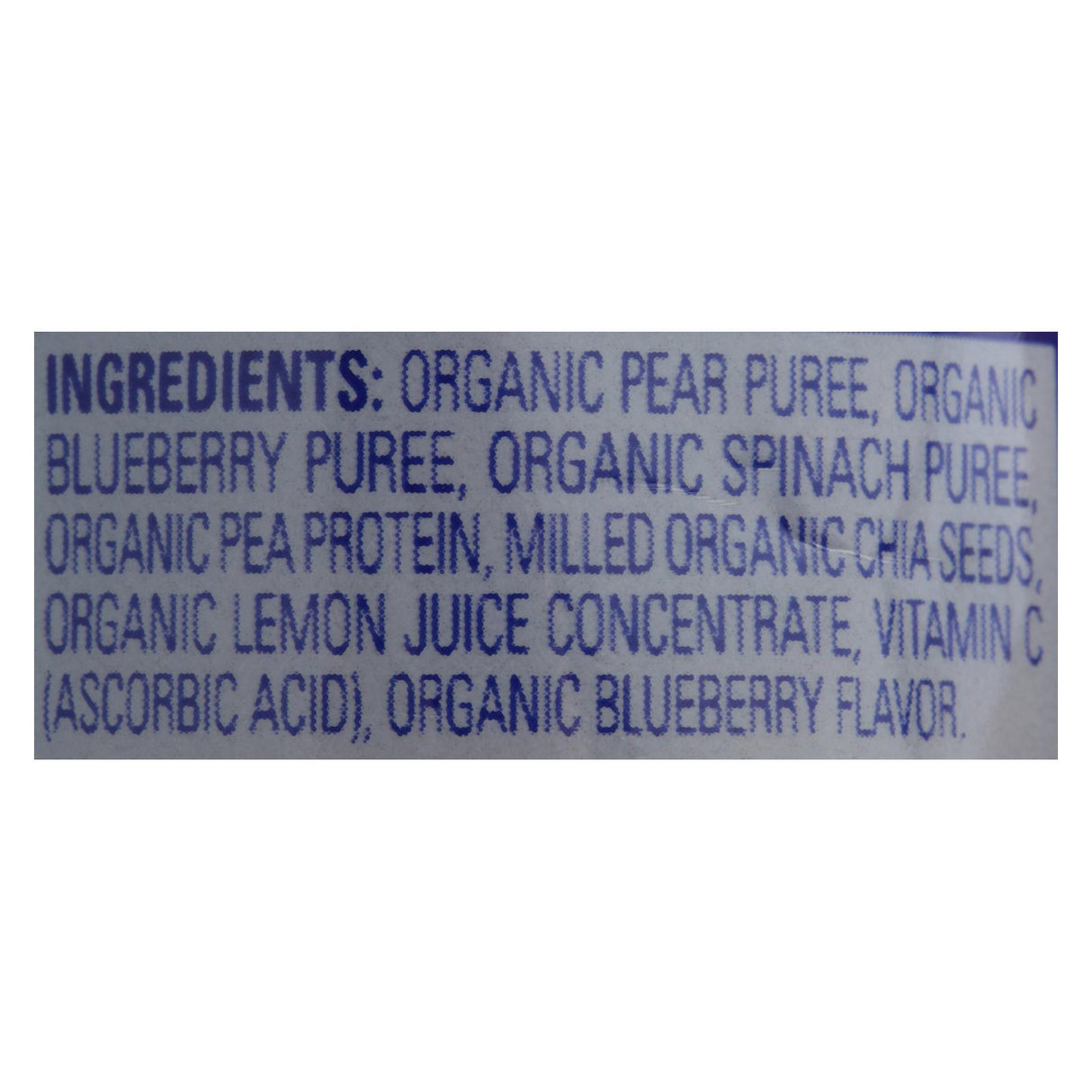 Happy Tot Organic Fiber & Protein Toddler Food - Stage 4 - Pear, Blueberry & Spinach - 16 Pack - 4 Oz - Cozy Farm