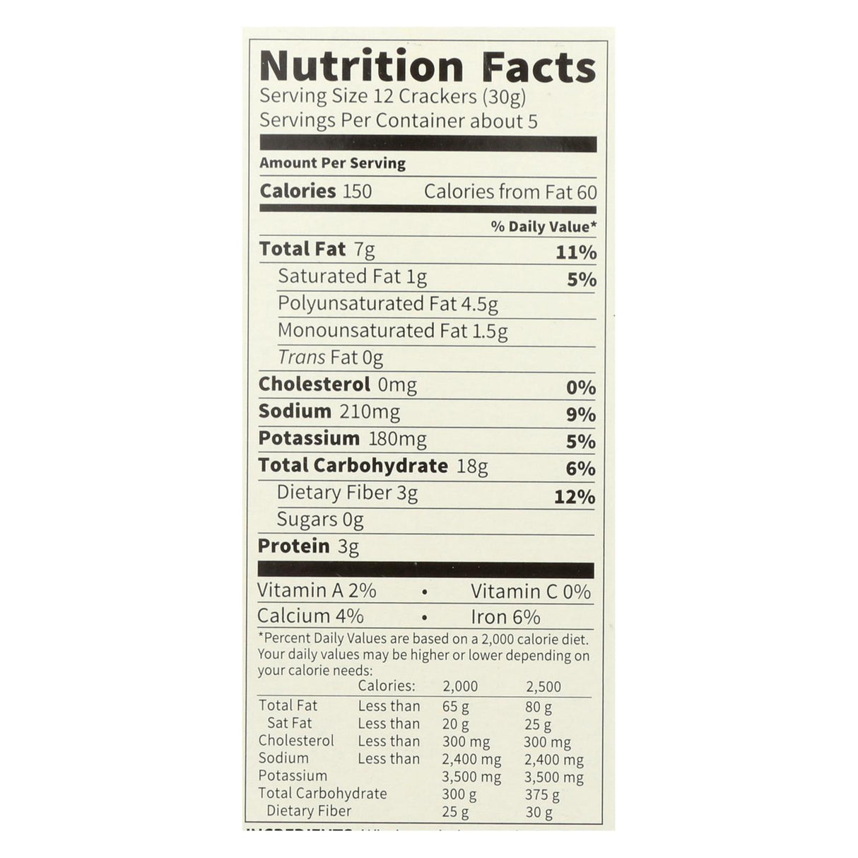 Mary's Gone Crackers Super Seed Seaweed Black Sesame Crackers 6-Pack (5.5 Oz. Each) - Cozy Farm