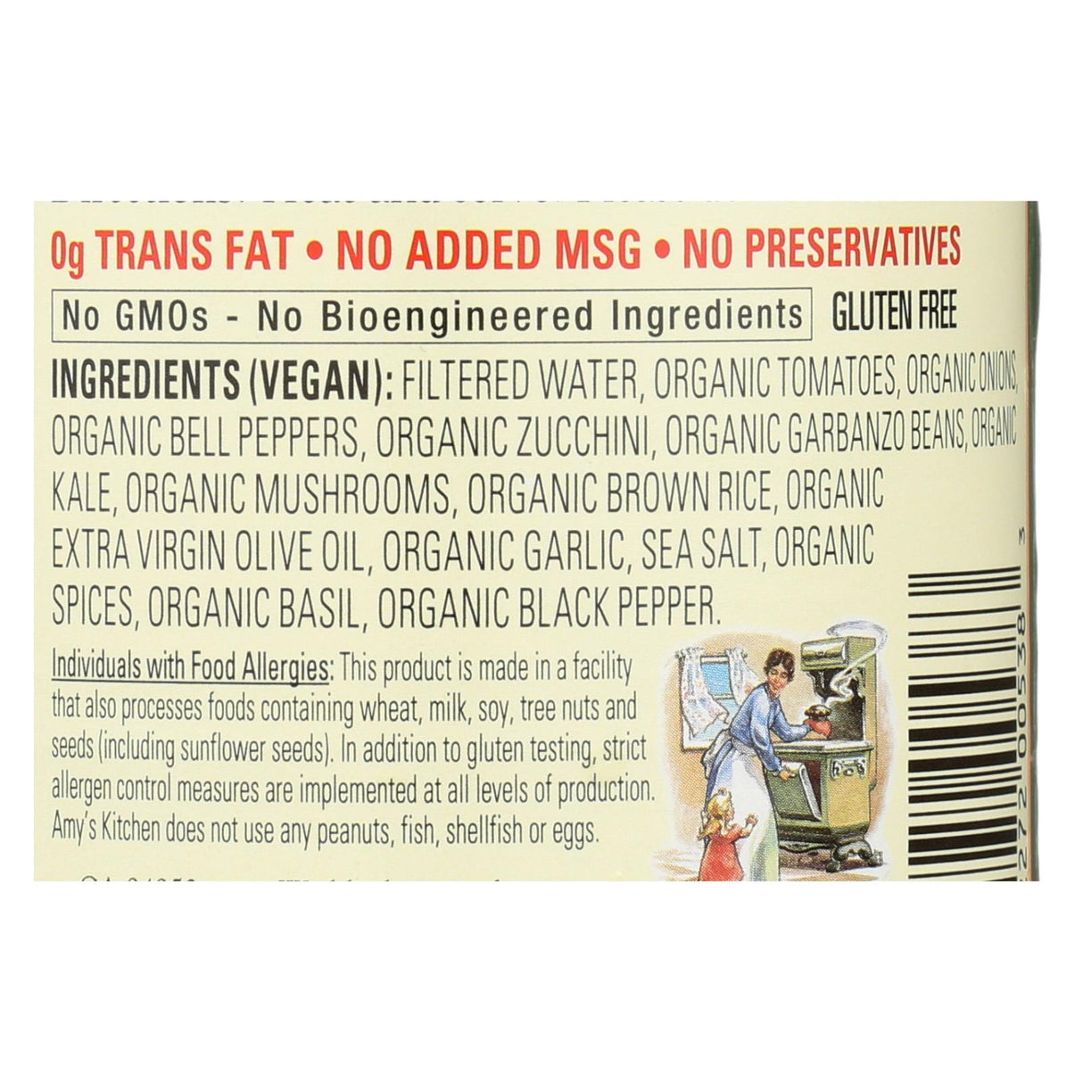 Amy's Hearty Italian Organic Vegetarian Soup (14 Oz., 12 Pack) - Cozy Farm