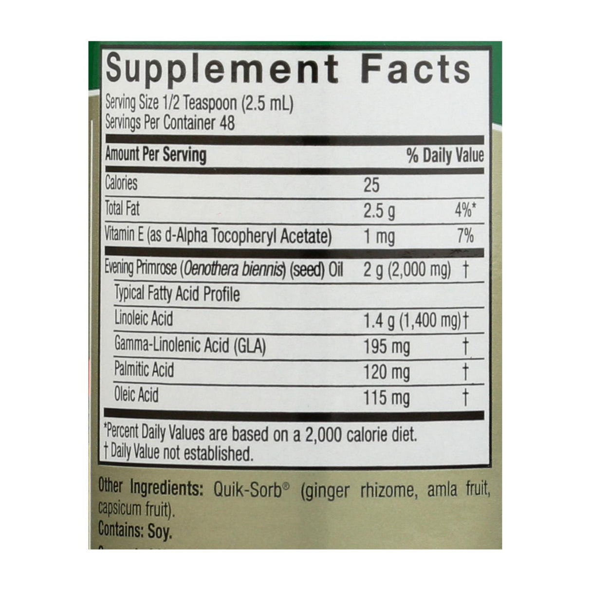 Nature's Answer Liquid Evening Primrose Oil - High-Quality Herbal Supplement - 4 Fl Oz (Pack of 4) - Cozy Farm