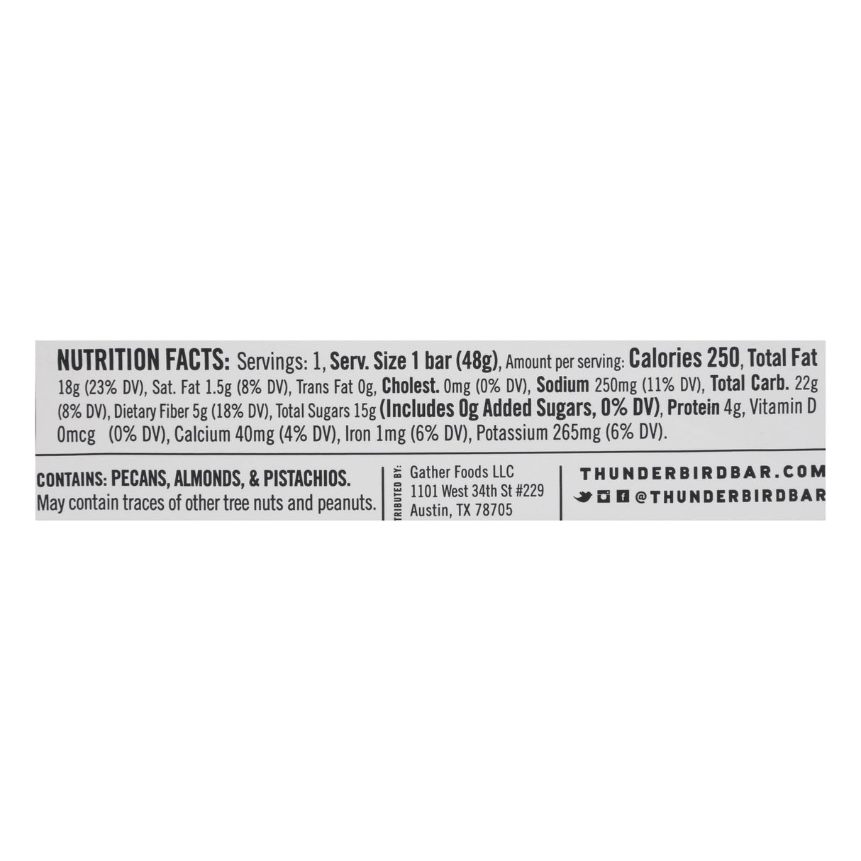 Thunderbird Bar Vitamin Trail Mix (Pack of 12 - 1.7 Oz.) - Cozy Farm